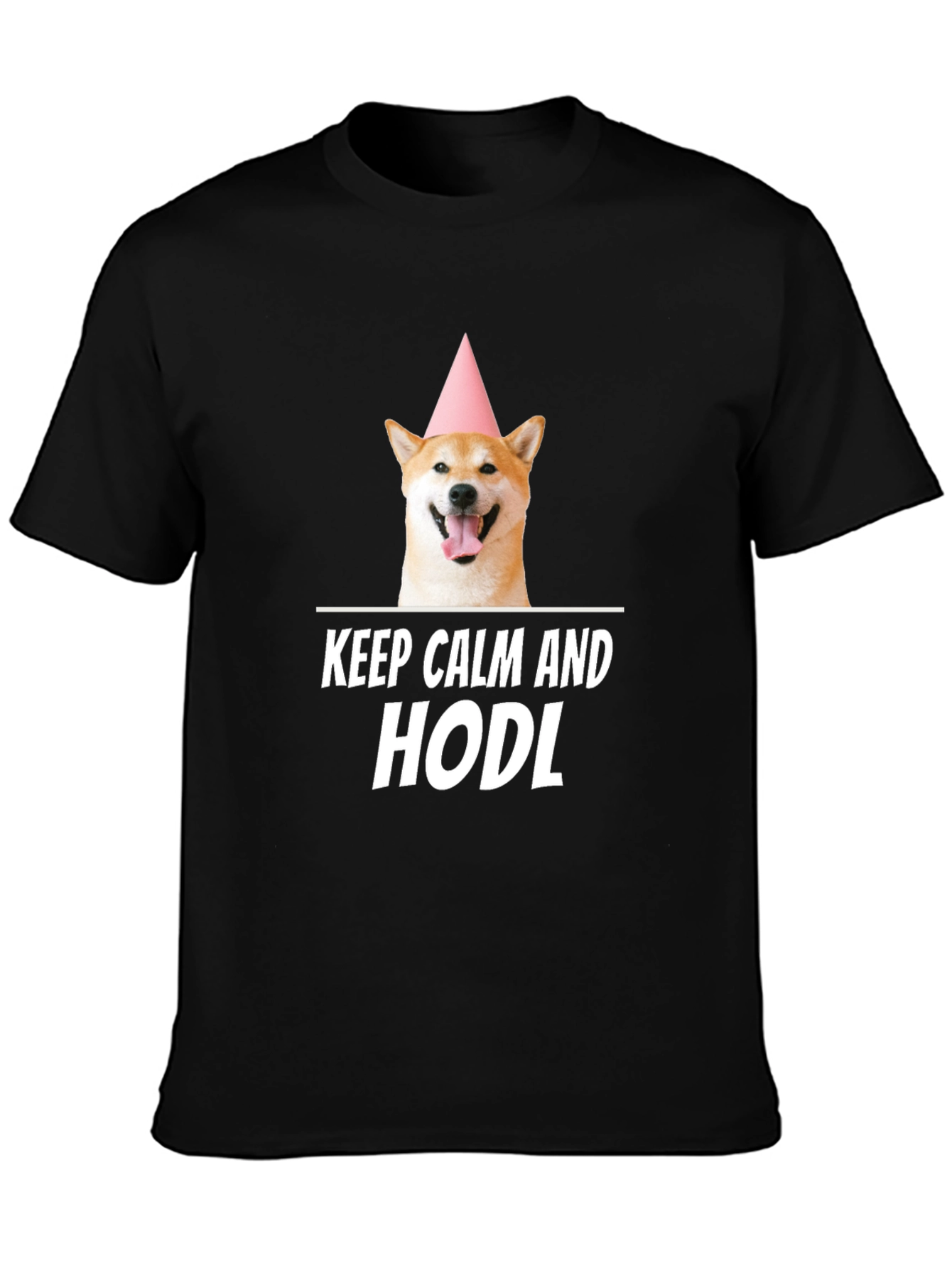 Keep Calm and HODL Shiba Inu T-Shirt