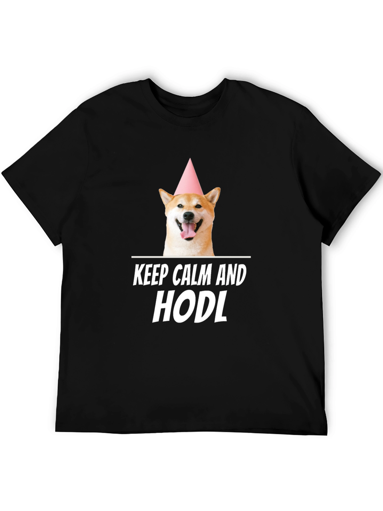 Keep Calm and HODL Shiba Inu T-Shirt