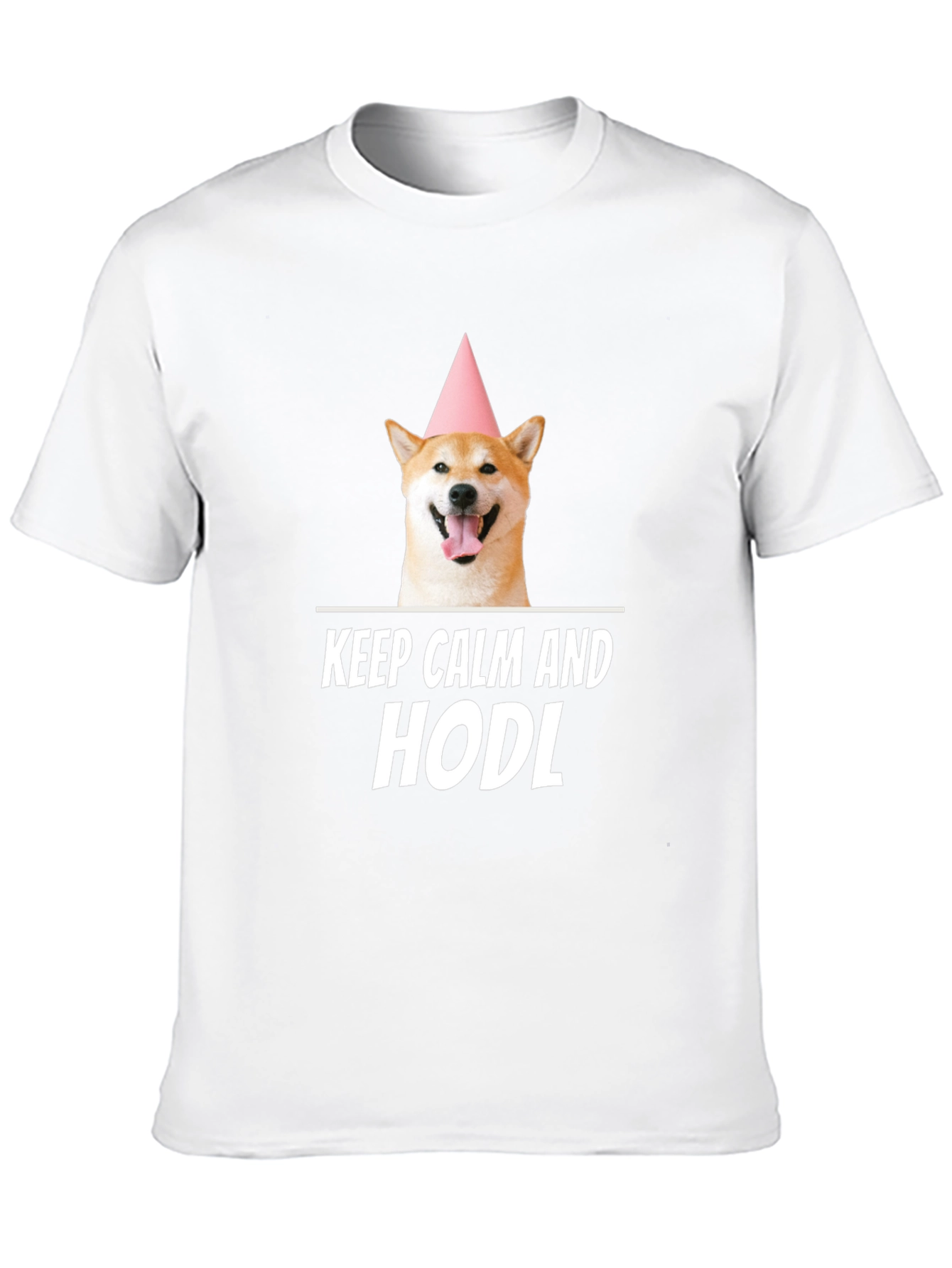 Keep Calm and HODL Shiba Inu T-Shirt