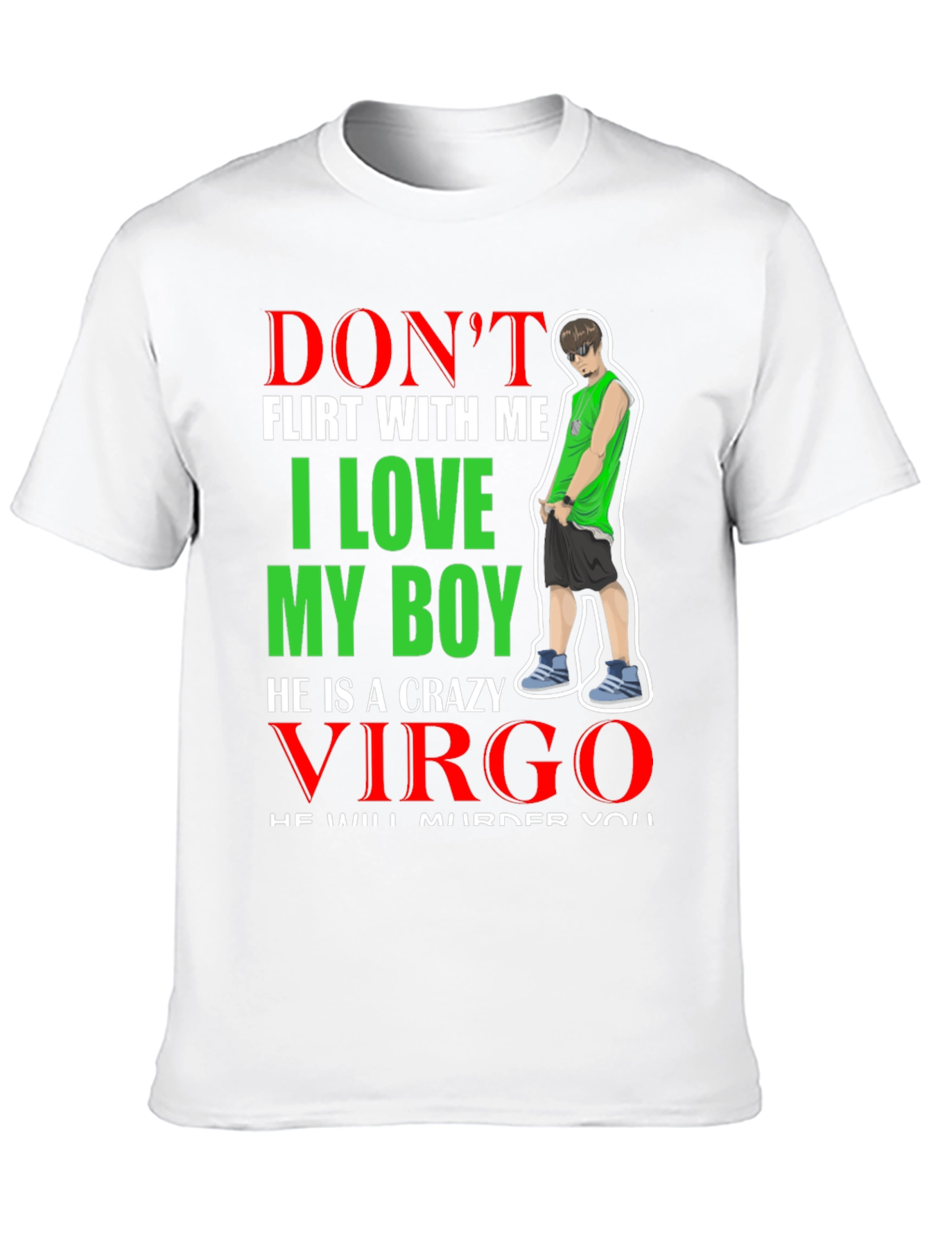 Virgo Boyfriend Graphic T-Shirt
