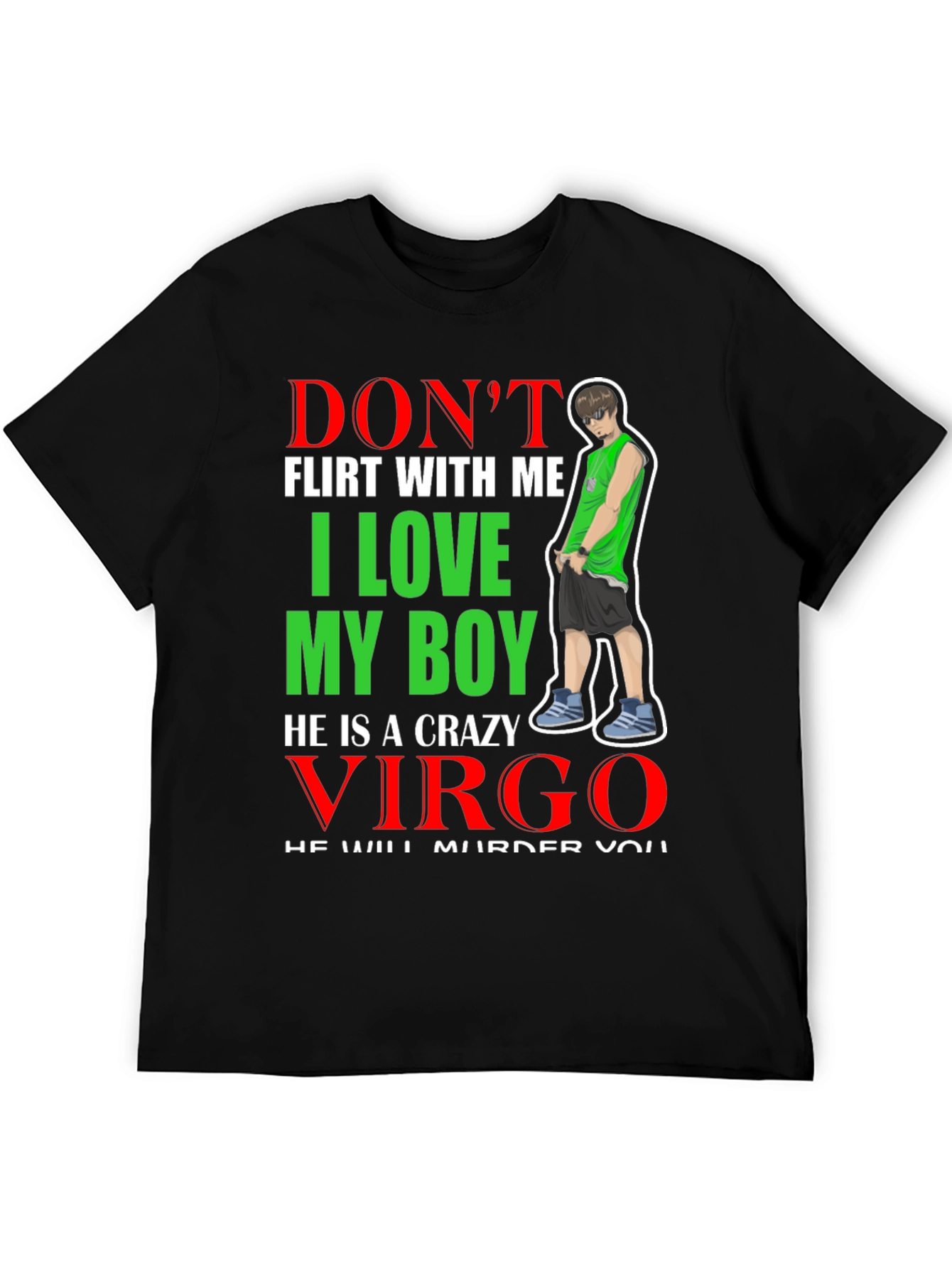 Virgo Boyfriend Graphic T-Shirt