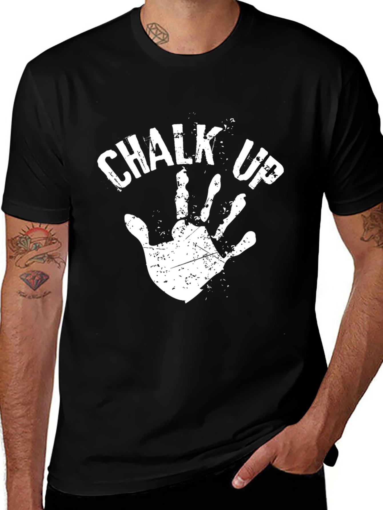 Chalk Up Graphic Tee - Gym & Fitness Shirt