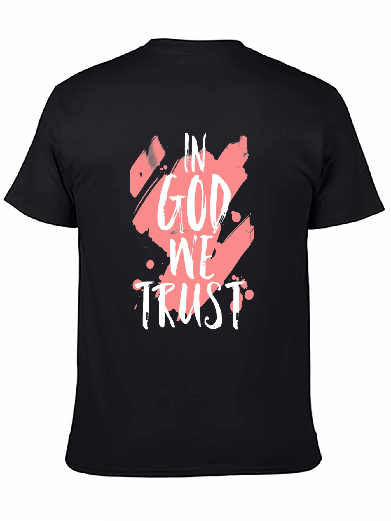 In God We Trust Graphic Black T-Shirt