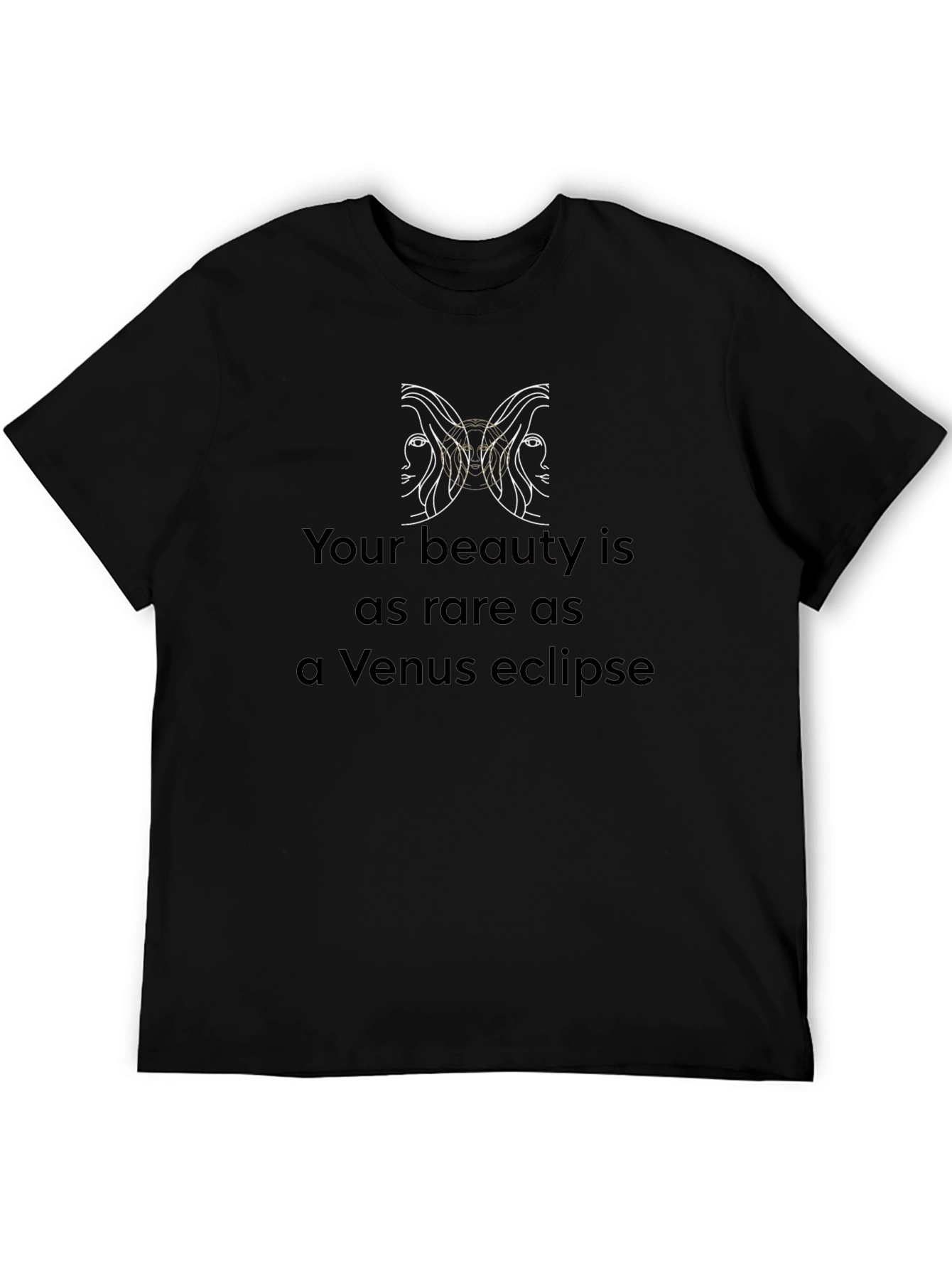 Rare Beauty Venus Eclipse Black T-Shirt