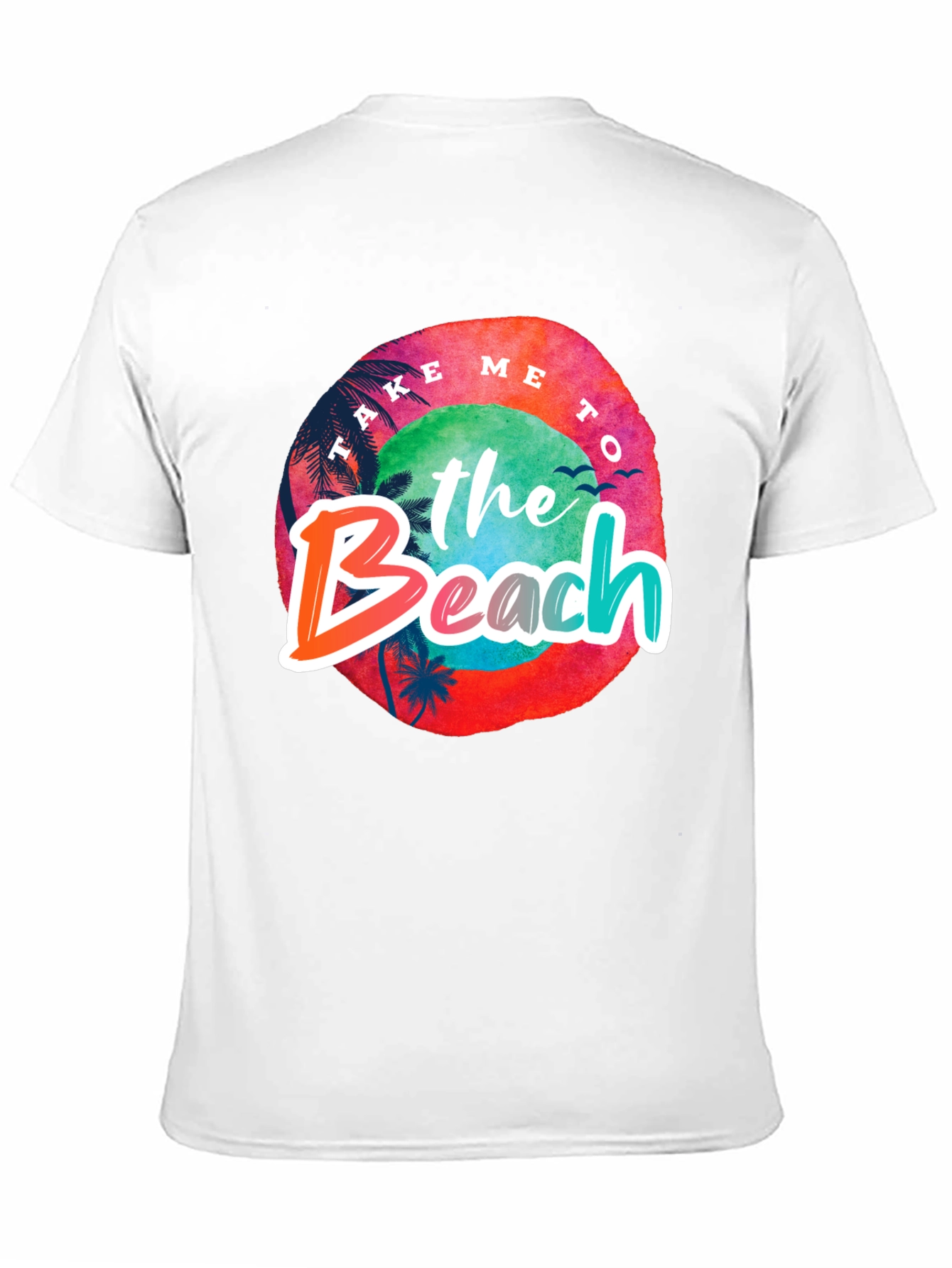 Take Me To the Beach Black Graphic Tee