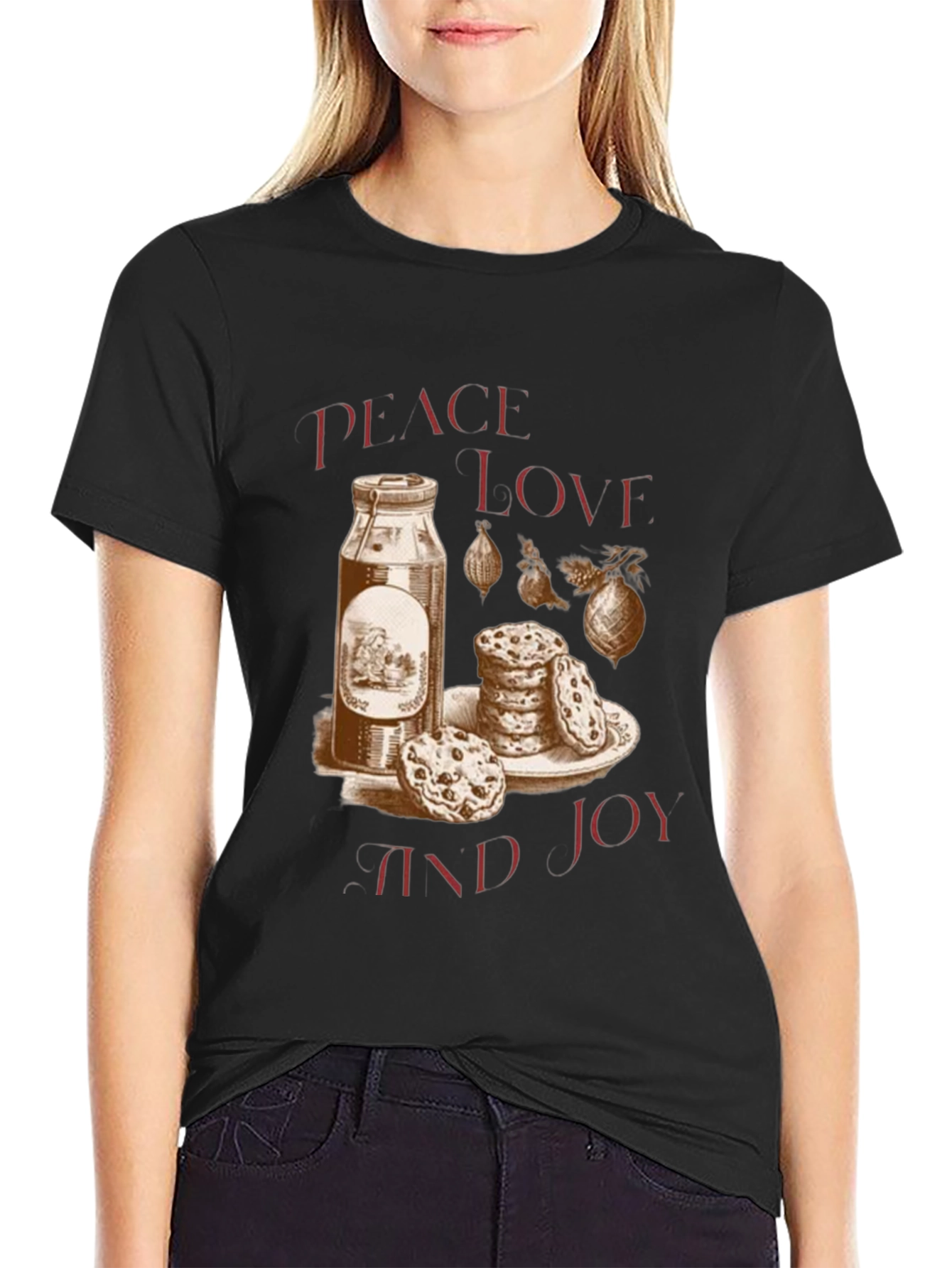 Peace Love and Joy Christmas T-shirt
