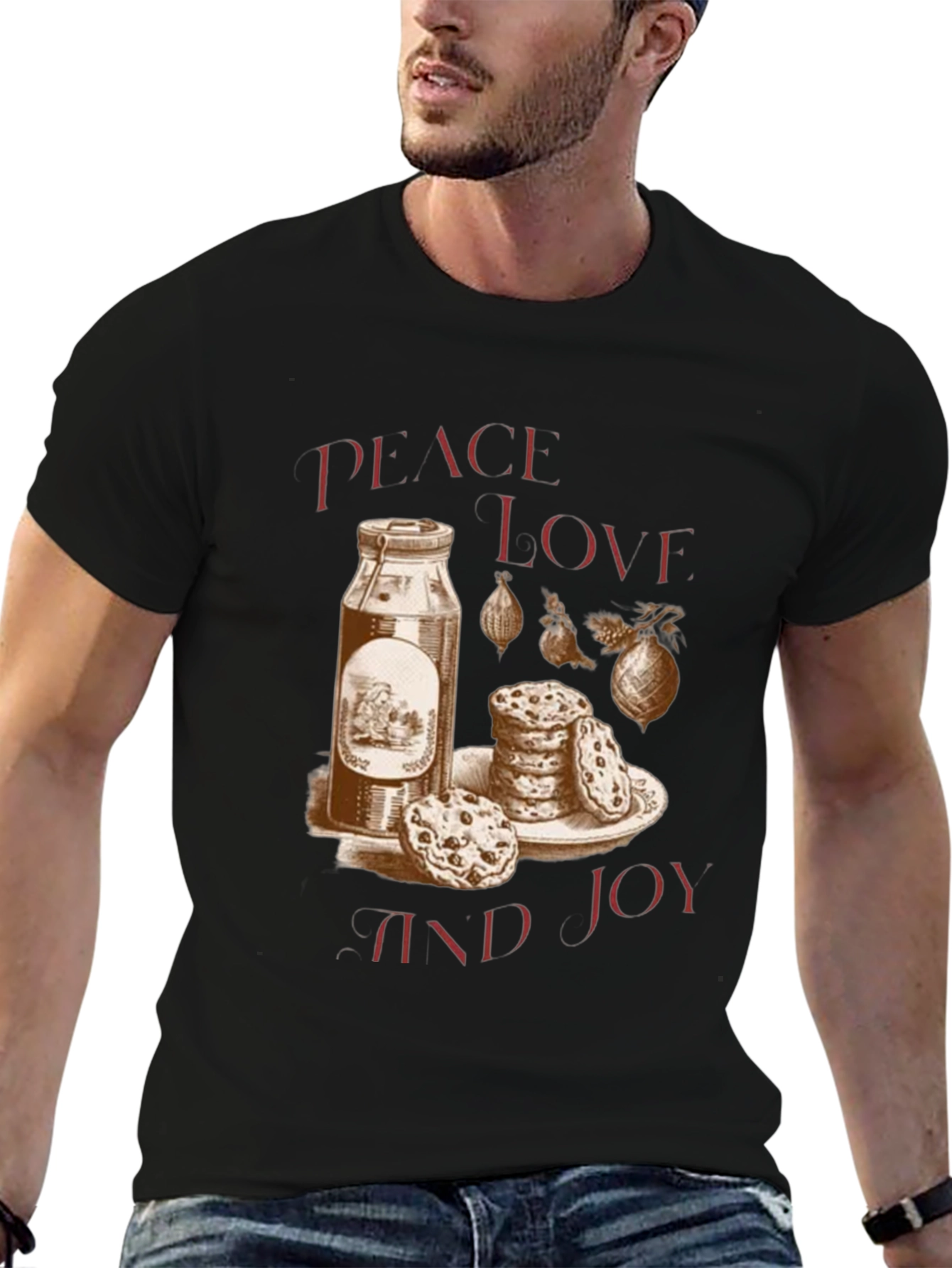 Peace Love and Joy Christmas T-shirt
