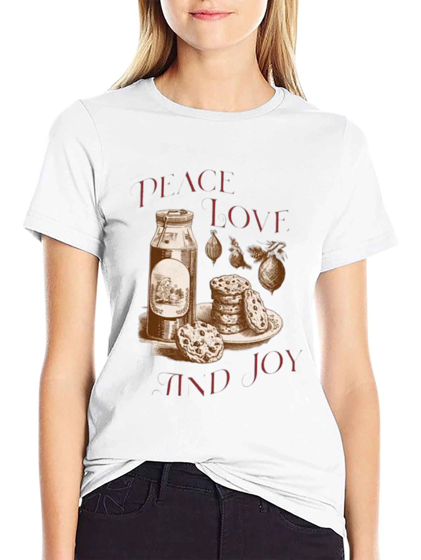 Peace Love and Joy Christmas T-shirt