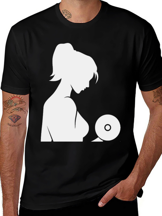 Silhouette Graphic Tee - Woman and CD