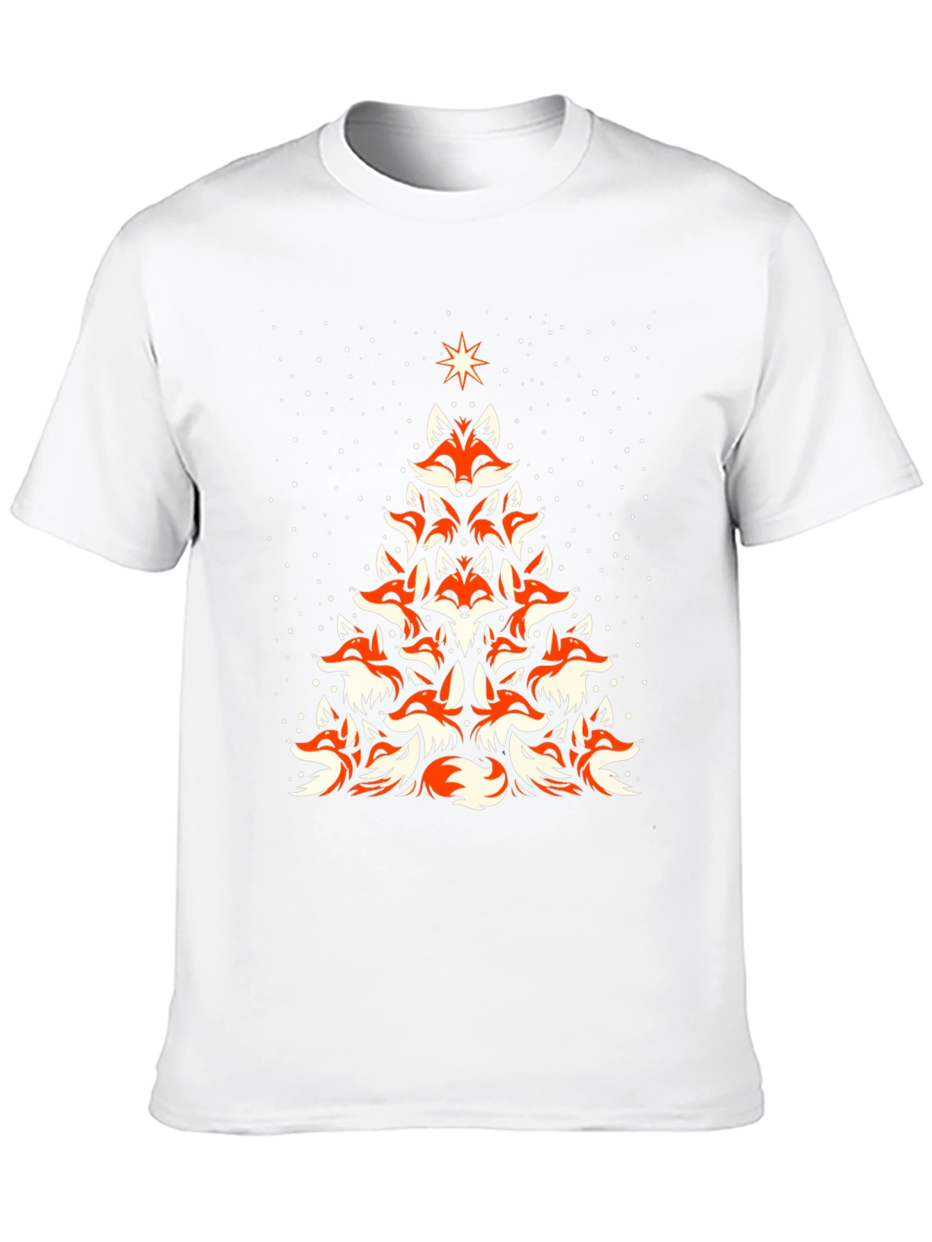 Fox Christmas Tree Graphic Tee
