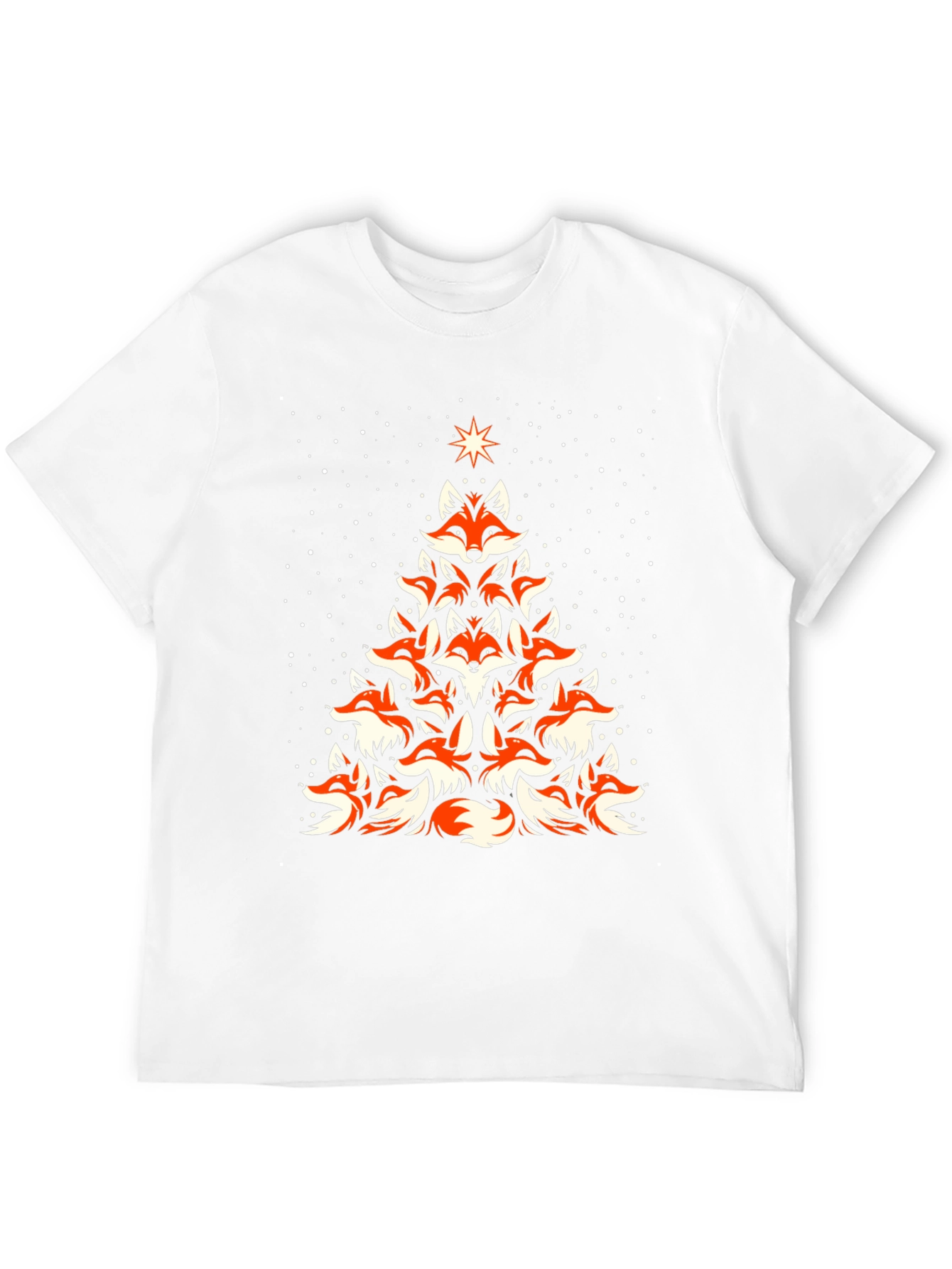 Fox Christmas Tree Graphic Tee