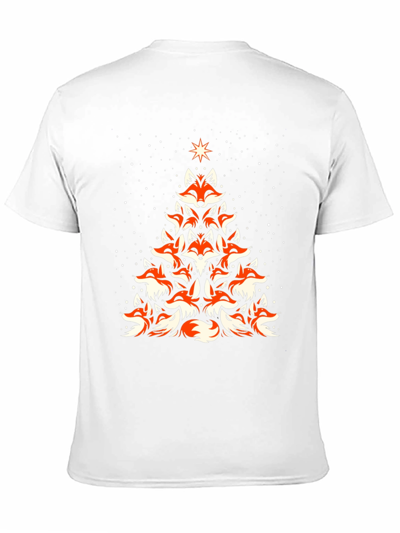 Fox Christmas Tree Graphic Tee