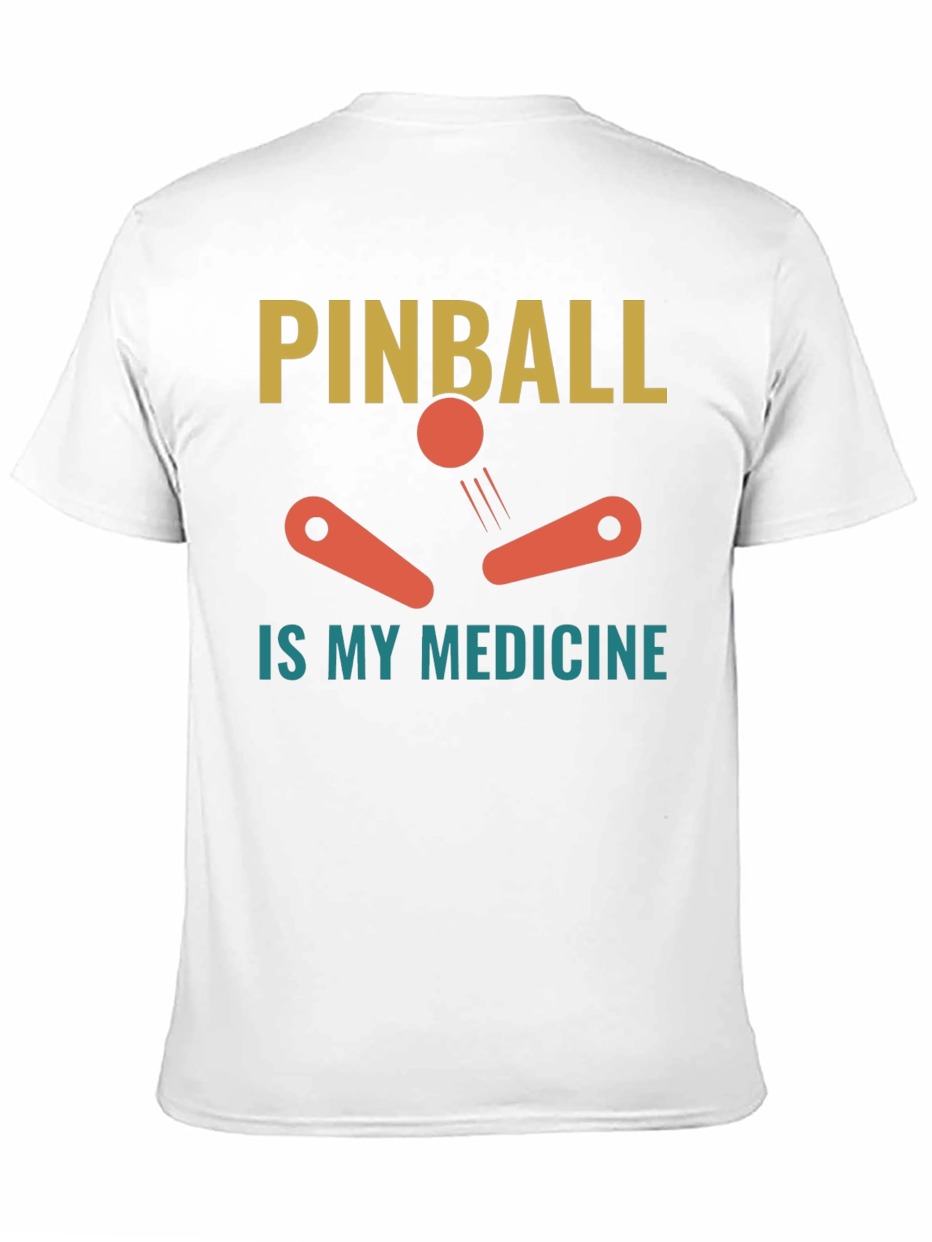 Pinball is My Medicine Black T-Shirt