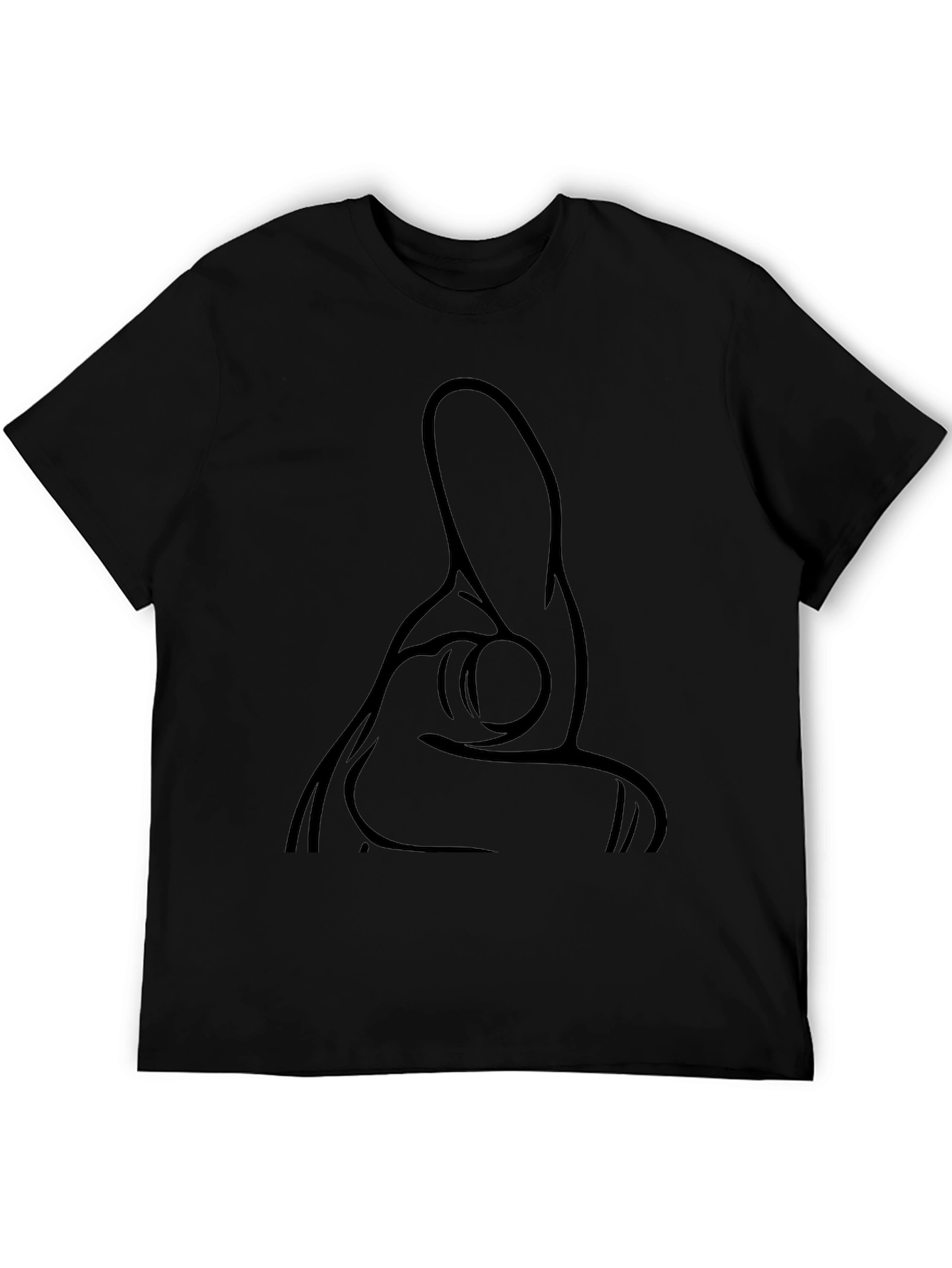 Pointing Hand Gesture Black T-Shirt