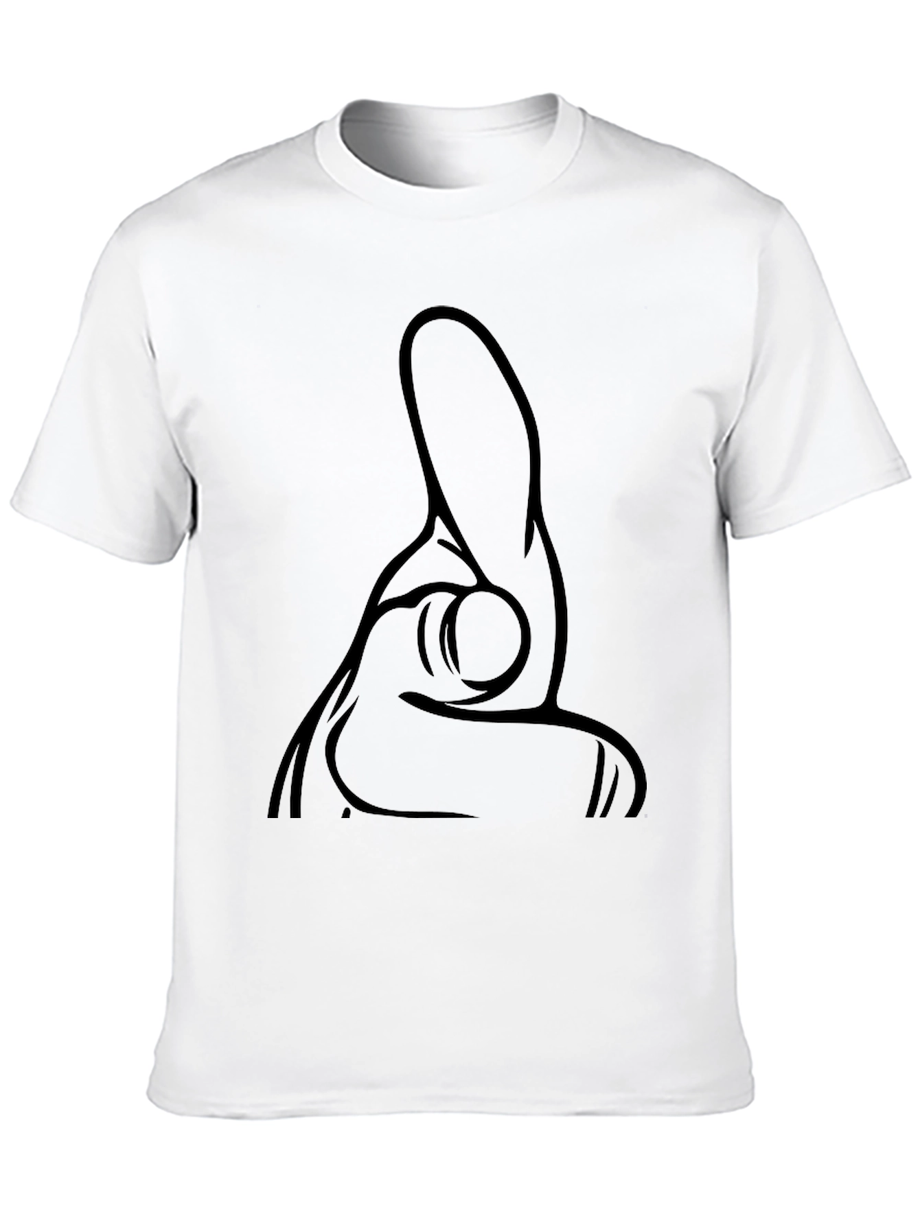 Pointing Hand Gesture Black T-Shirt