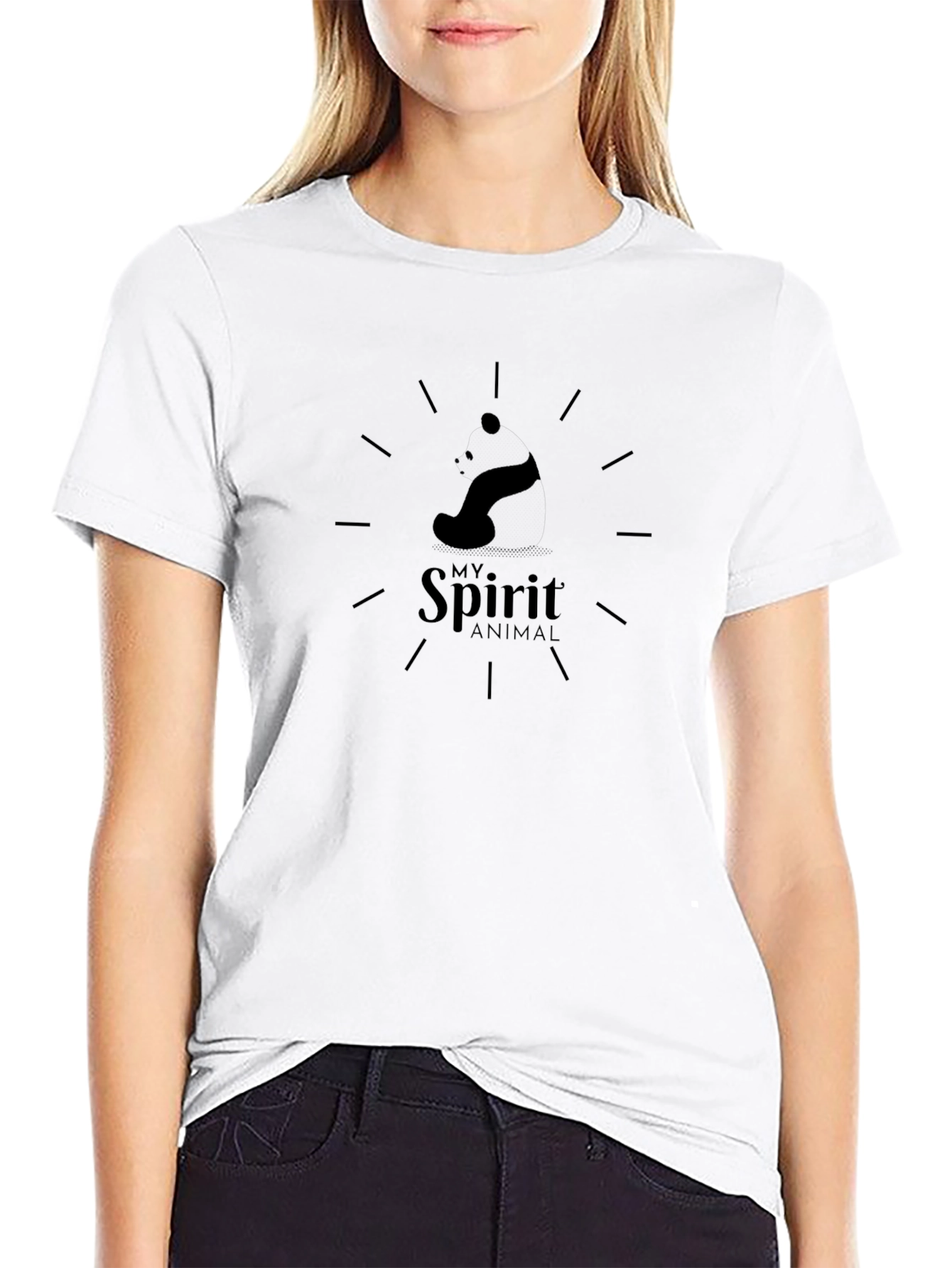 My Spirit Animal Panda Graphic T-Shirt