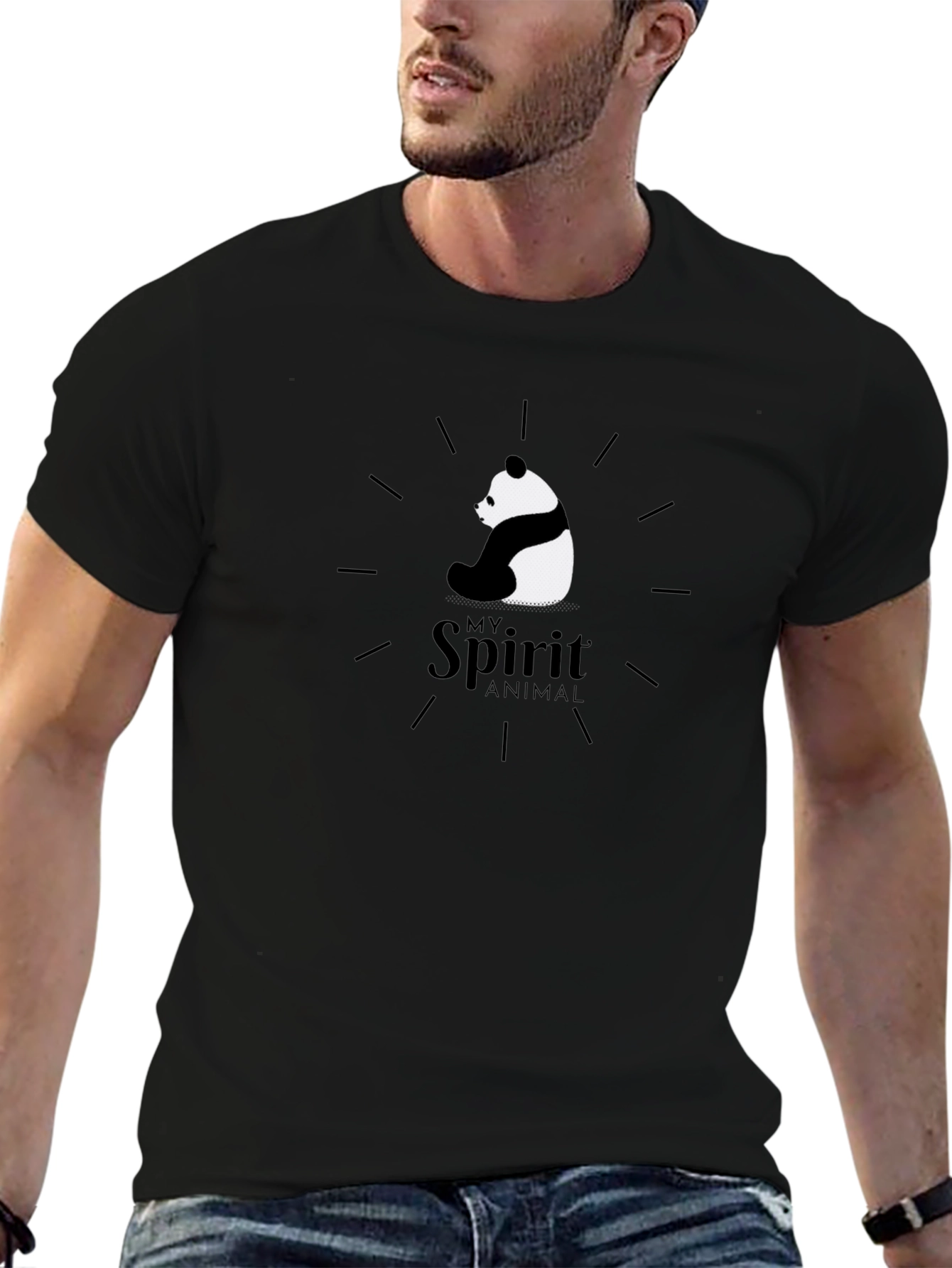 My Spirit Animal Panda Graphic T-Shirt