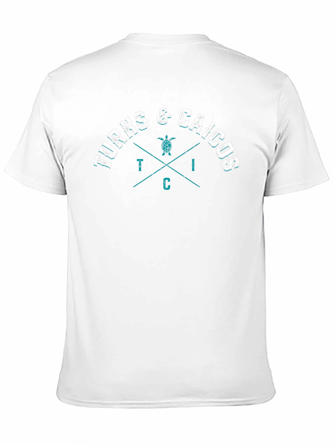 Turks & Caicos Graphic Print Black T-Shirt