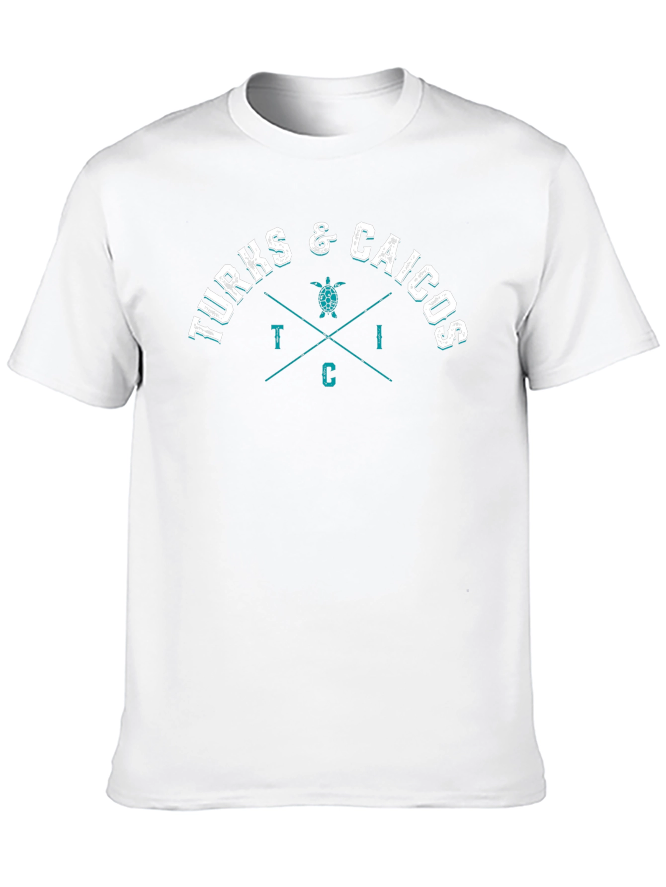 Turks & Caicos Graphic Print Black T-Shirt