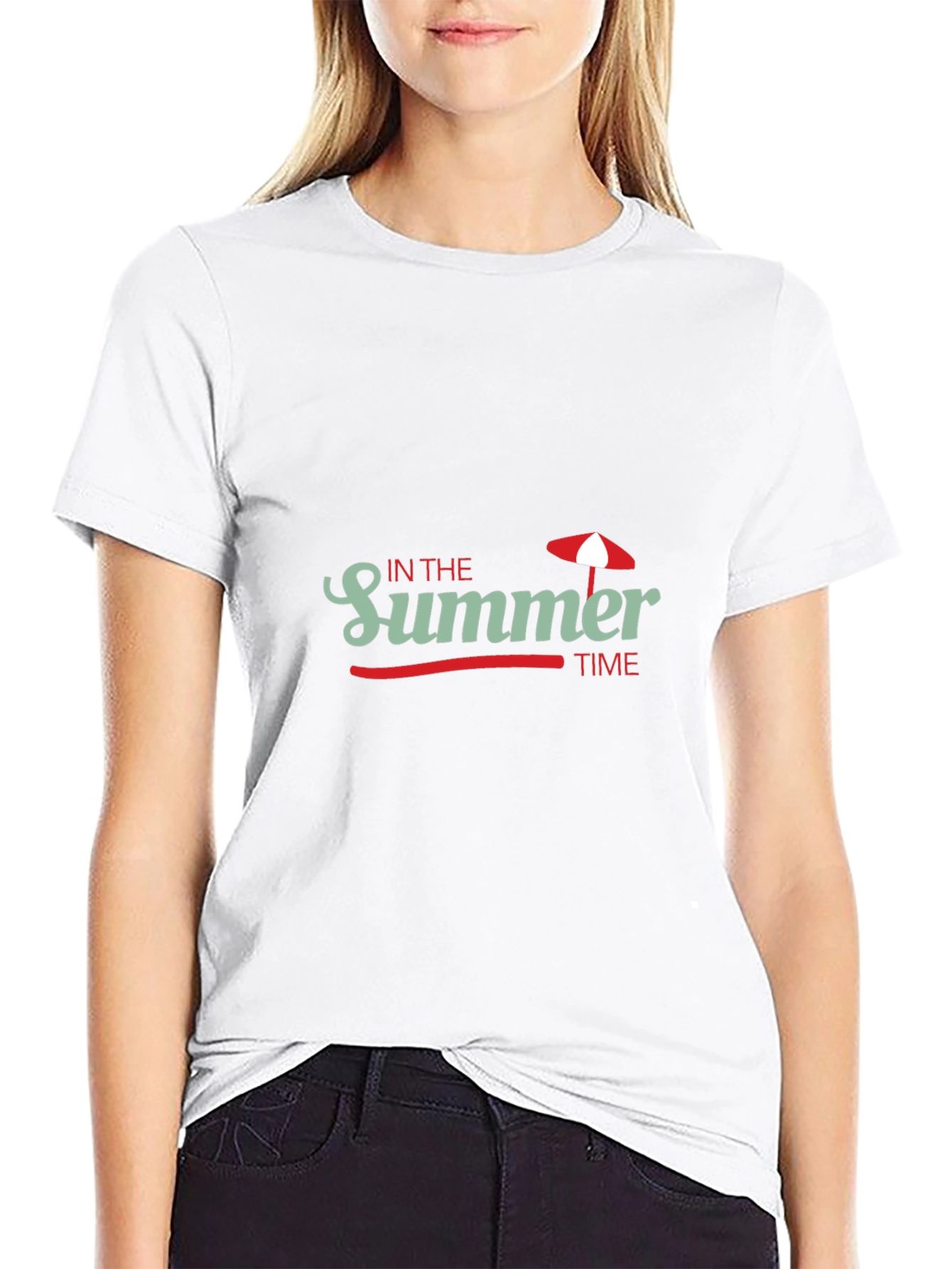In the Summer Time Black T-Shirt