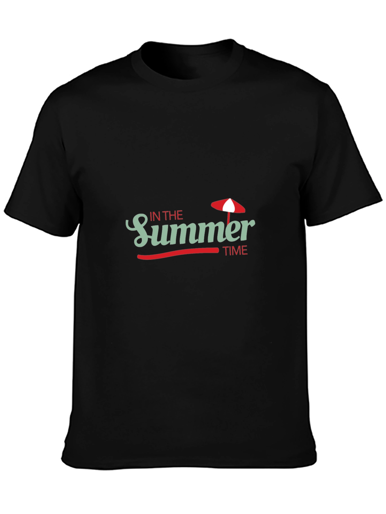 In the Summer Time Black T-Shirt