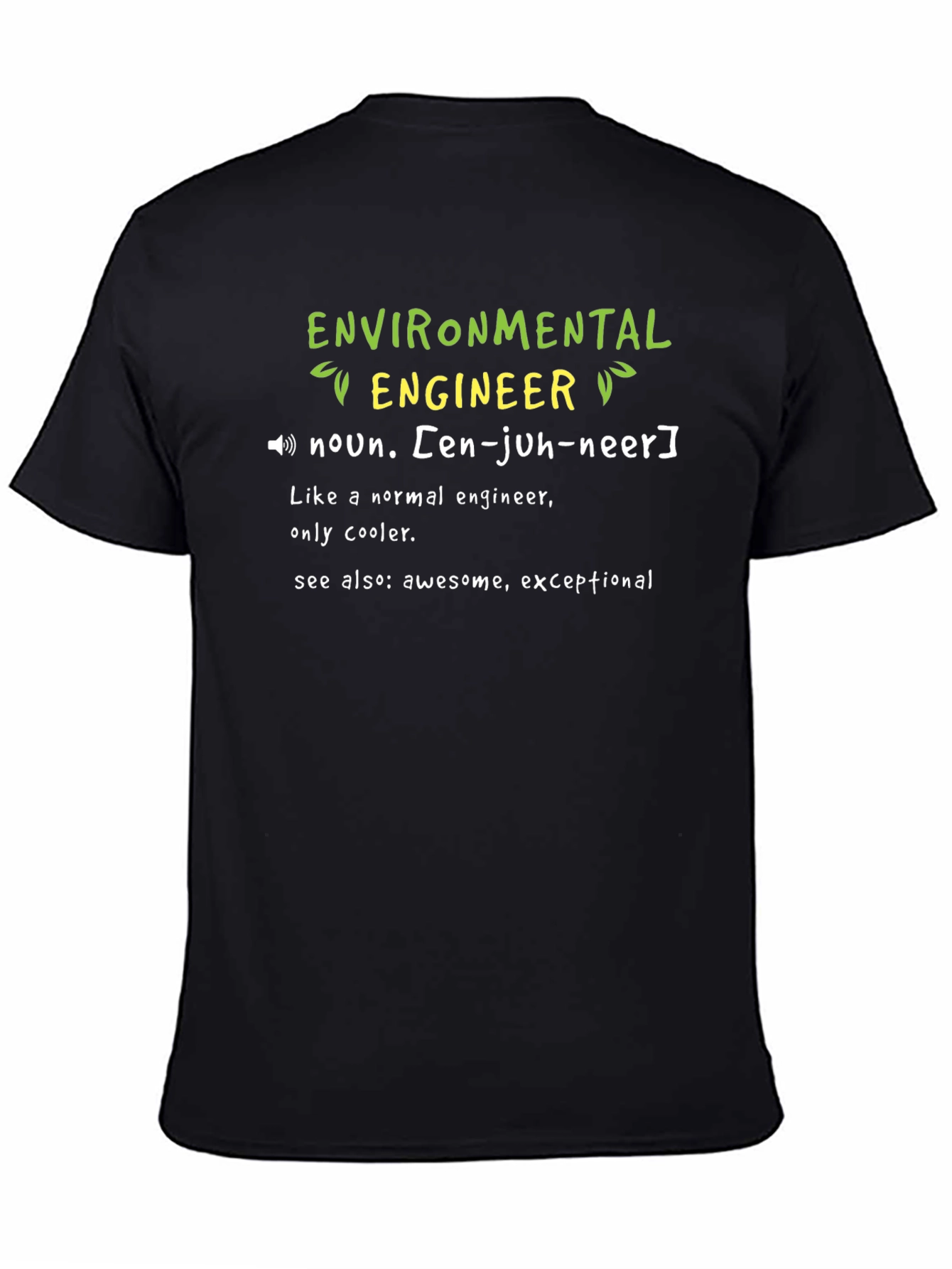 Environmental Engineer Definition Graphic Tee