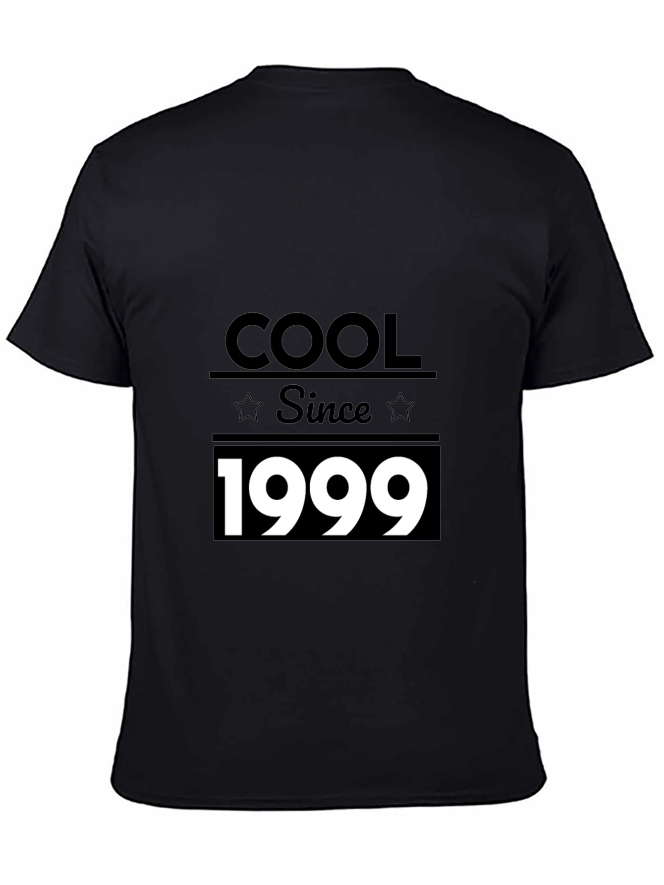 Cool Since 1999 Black Graphic T-Shirt