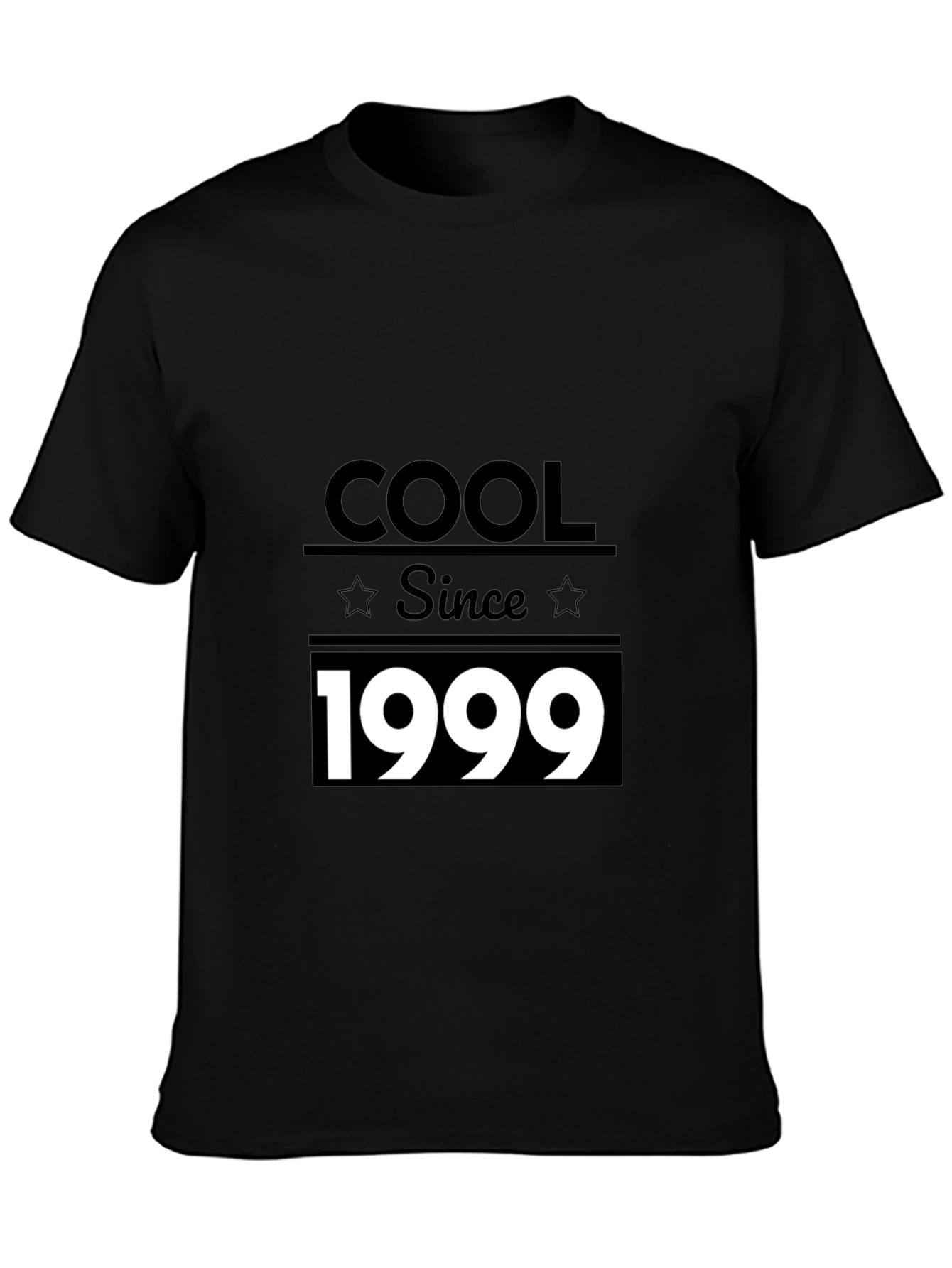 Cool Since 1999 Black Graphic T-Shirt
