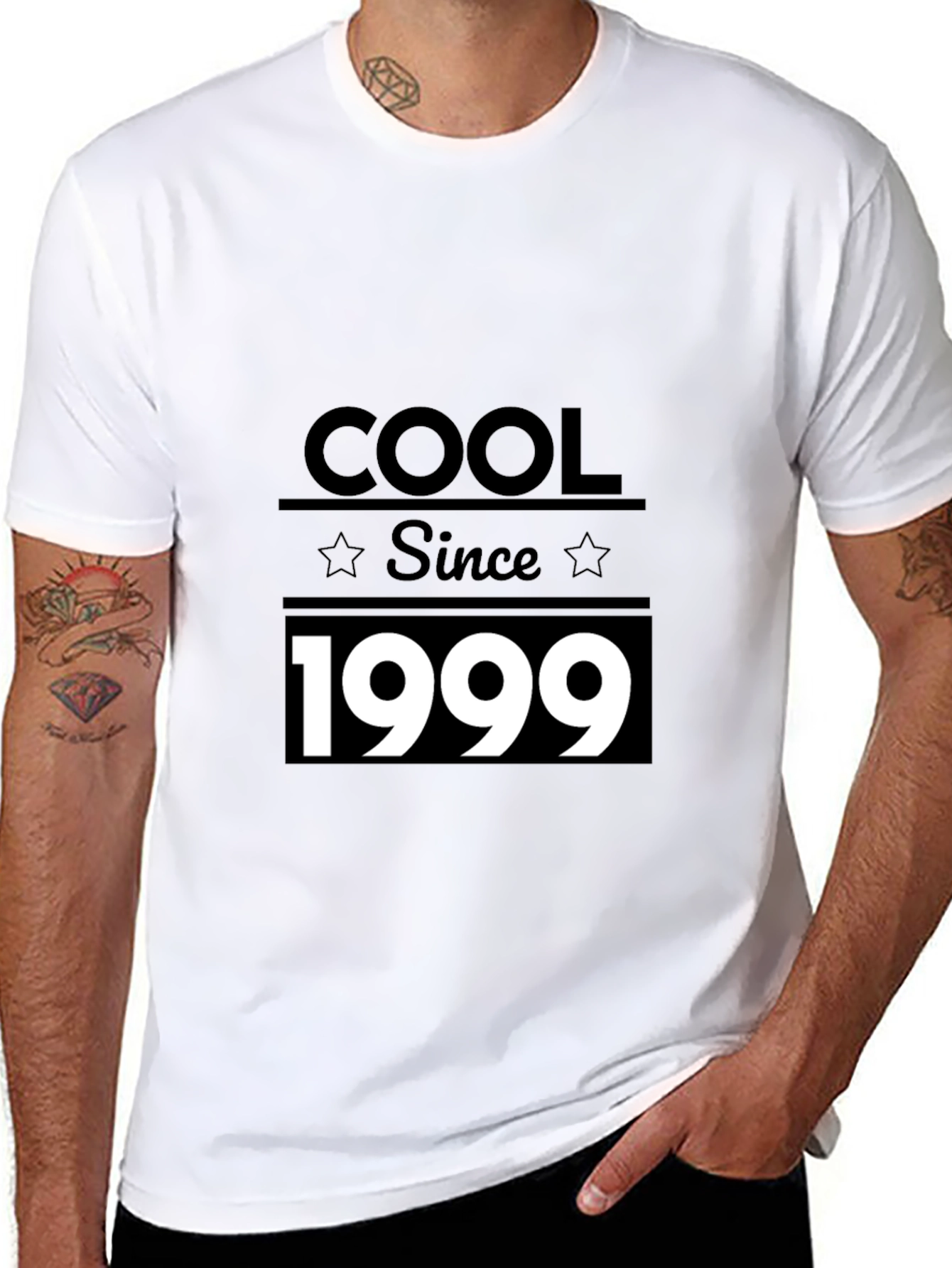 Cool Since 1999 Black Graphic T-Shirt