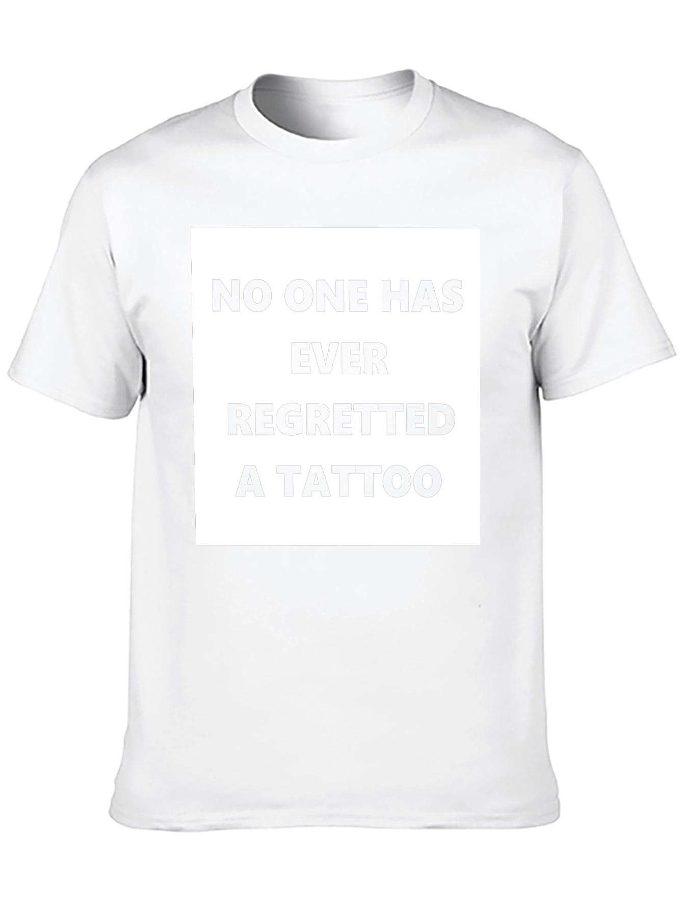 Funny Tattoo Regret T-Shirt - Black Graphic Tee