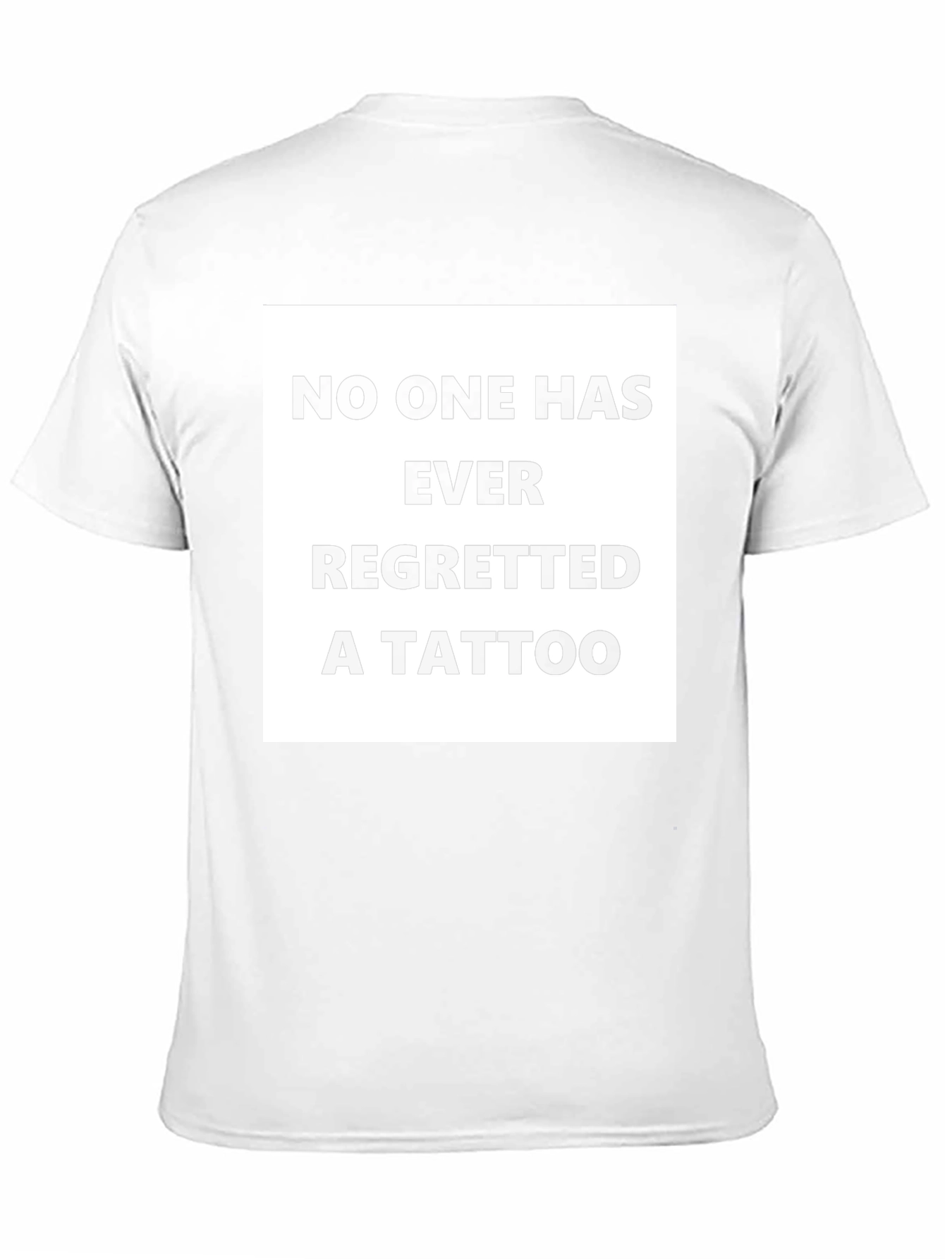Funny Tattoo Regret T-Shirt - Black Graphic Tee