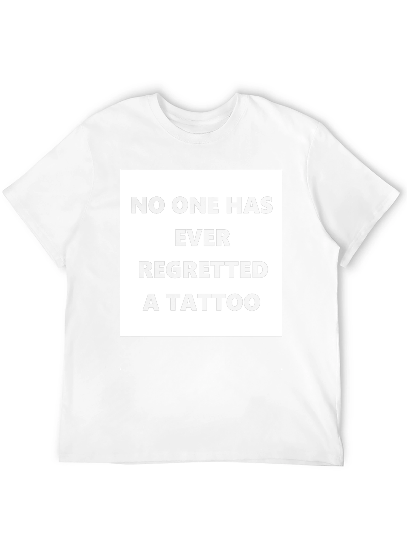 Funny Tattoo Regret T-Shirt - Black Graphic Tee