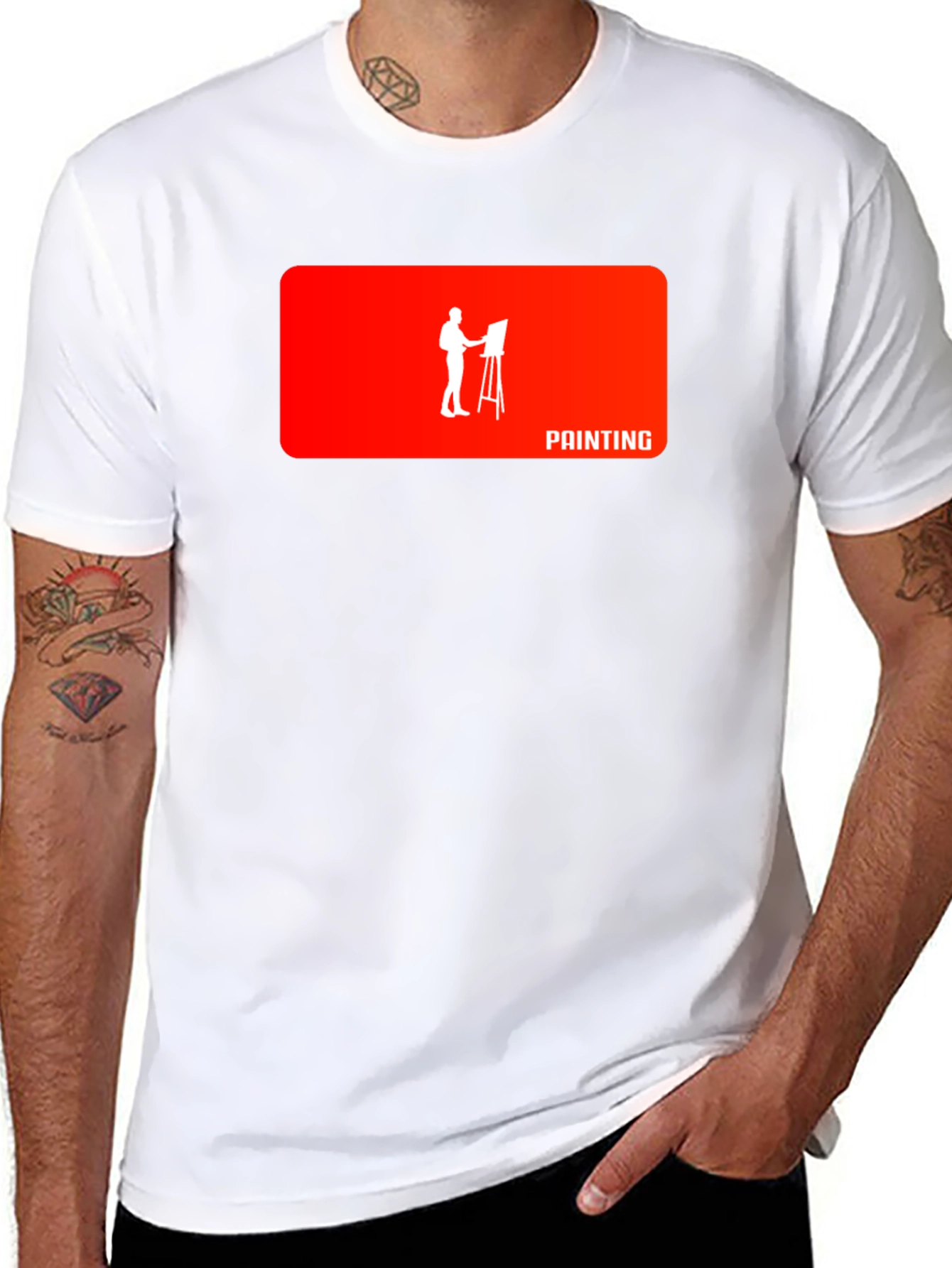 Artist Painting Tee - Creative & Comfortable