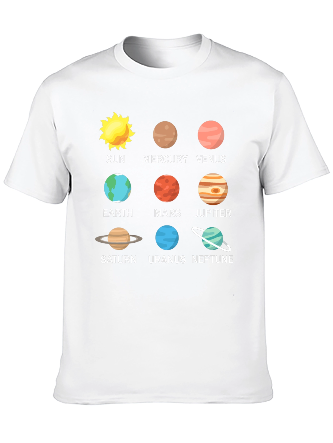 Solar System Planets T-Shirt - Astronomy Space Tee