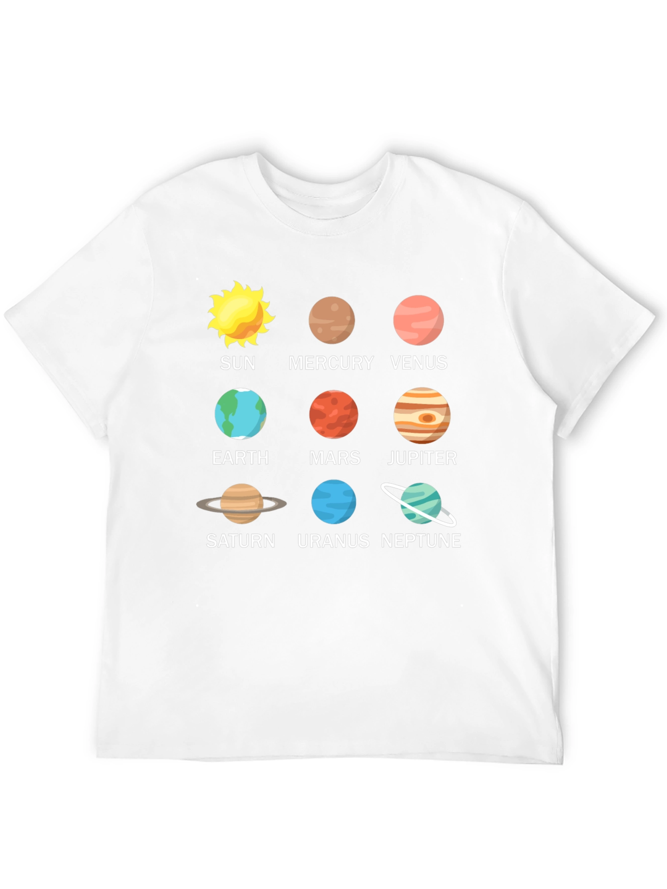 Solar System Planets T-Shirt - Astronomy Space Tee