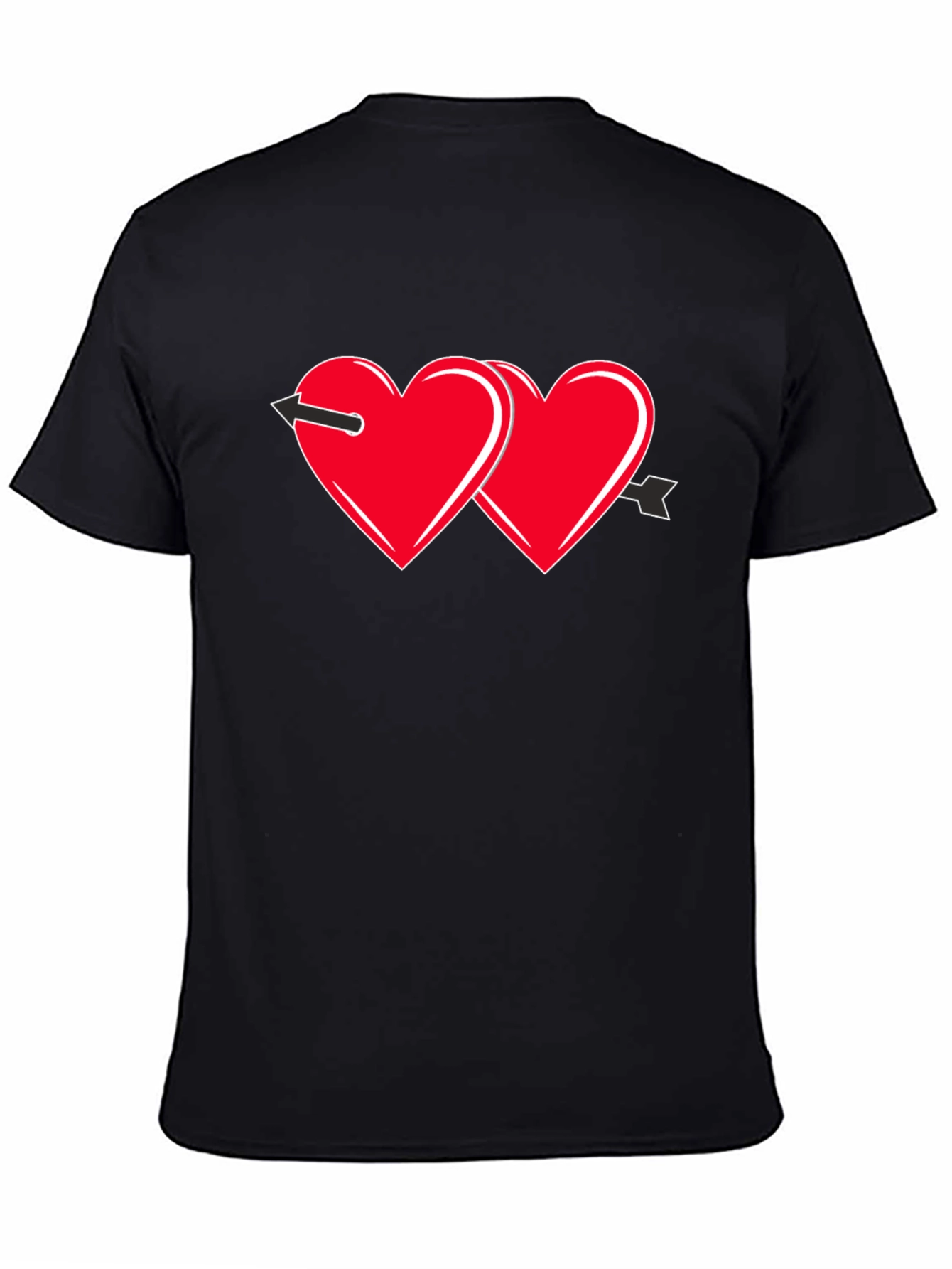 Love Arrow Black T-Shirt