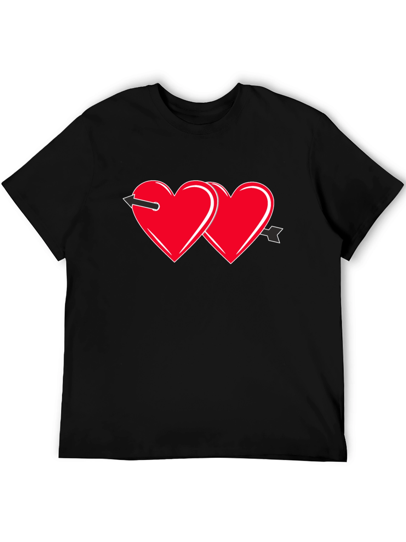 Love Arrow Black T-Shirt
