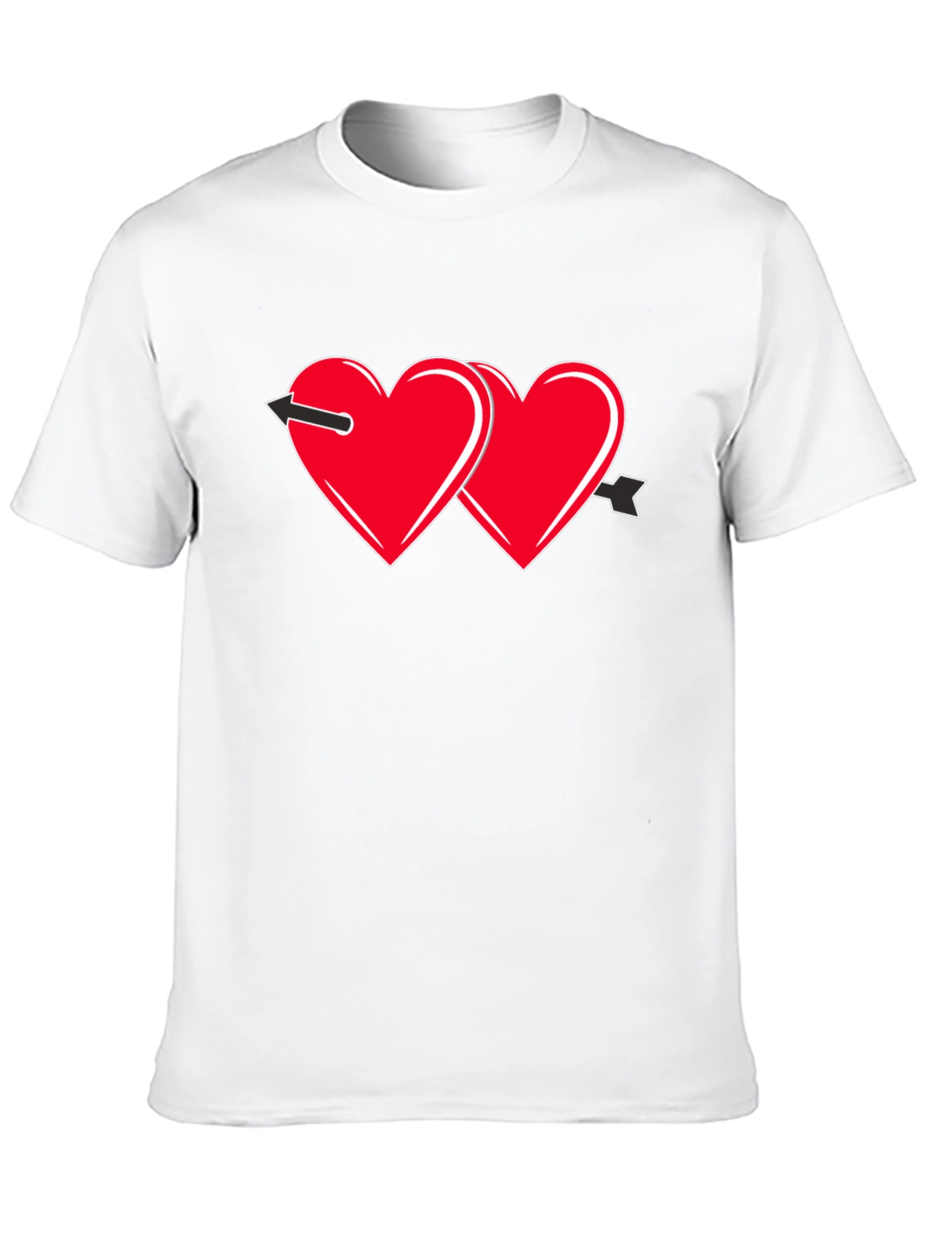 Love Arrow Black T-Shirt