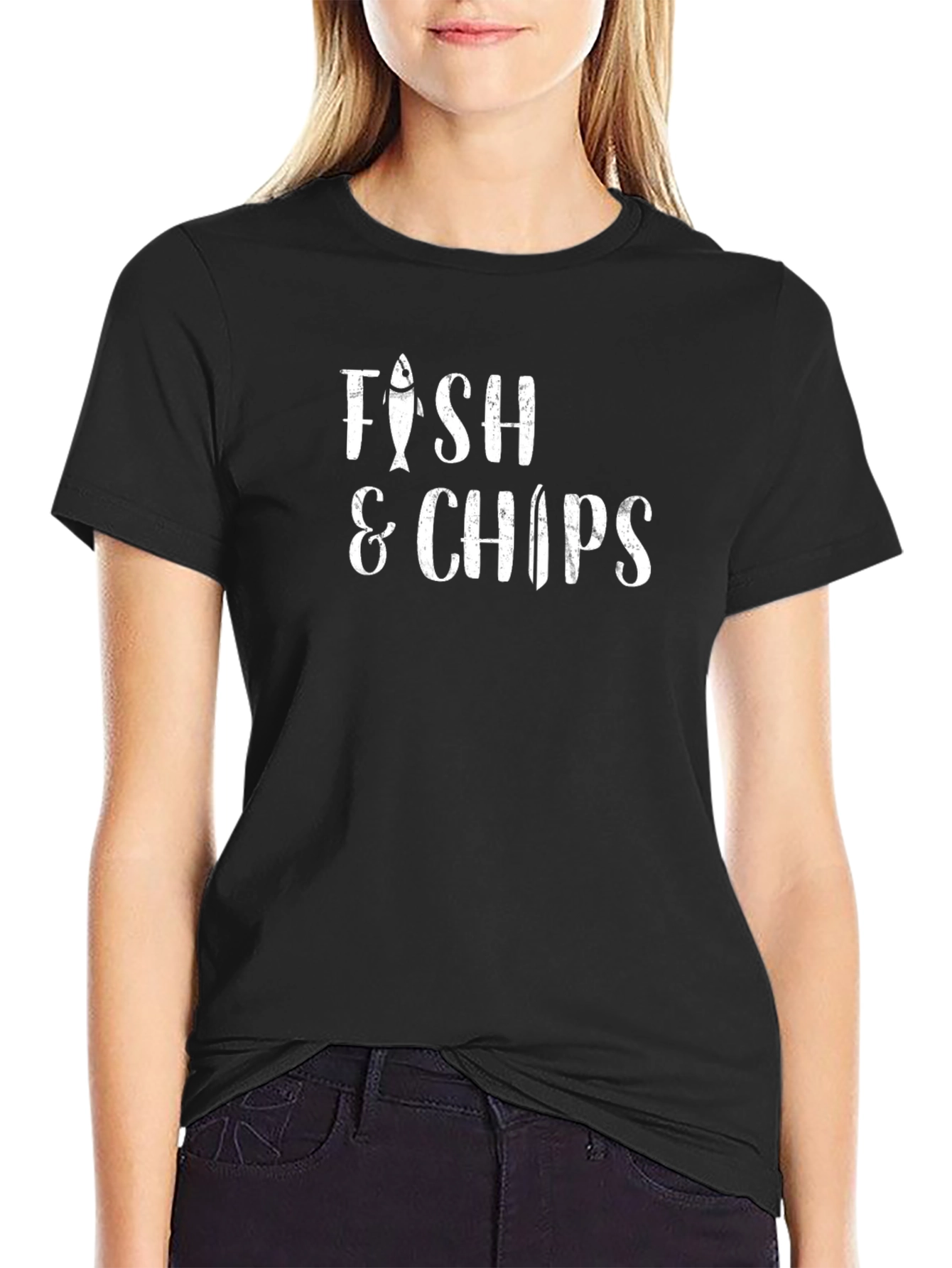 Fish & Chips Graphic T-Shirt