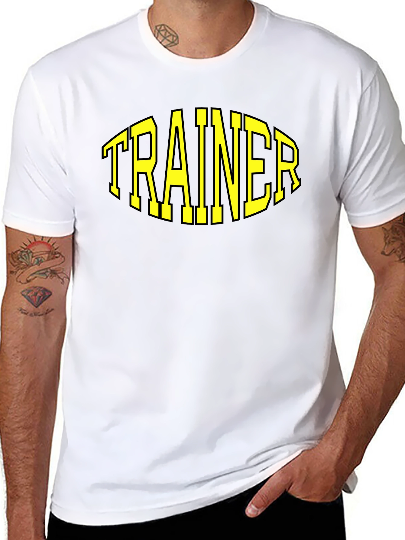Trainer Graphic T-Shirt - Black Tee