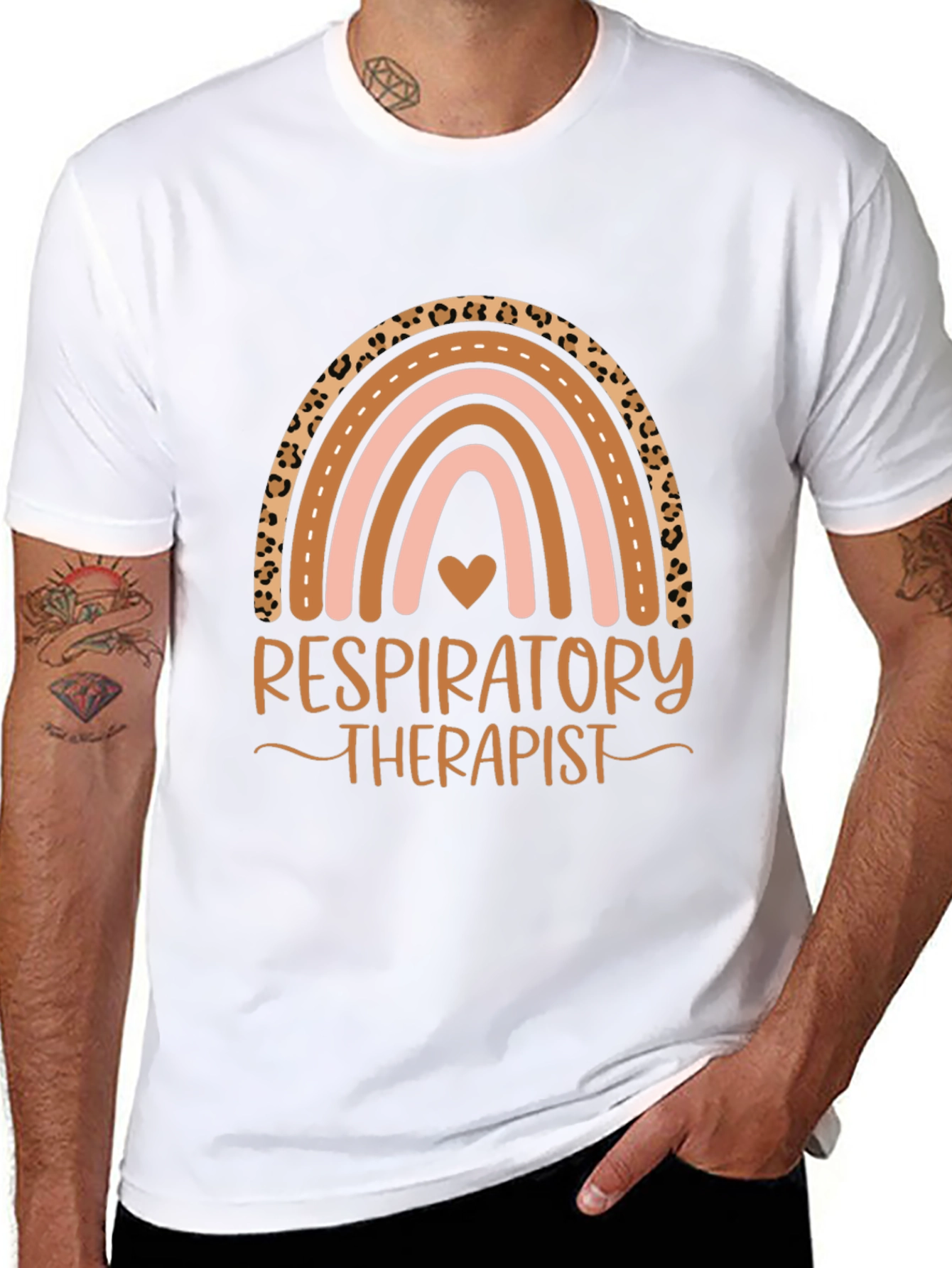 Respiratory Therapist Rainbow T-Shirt