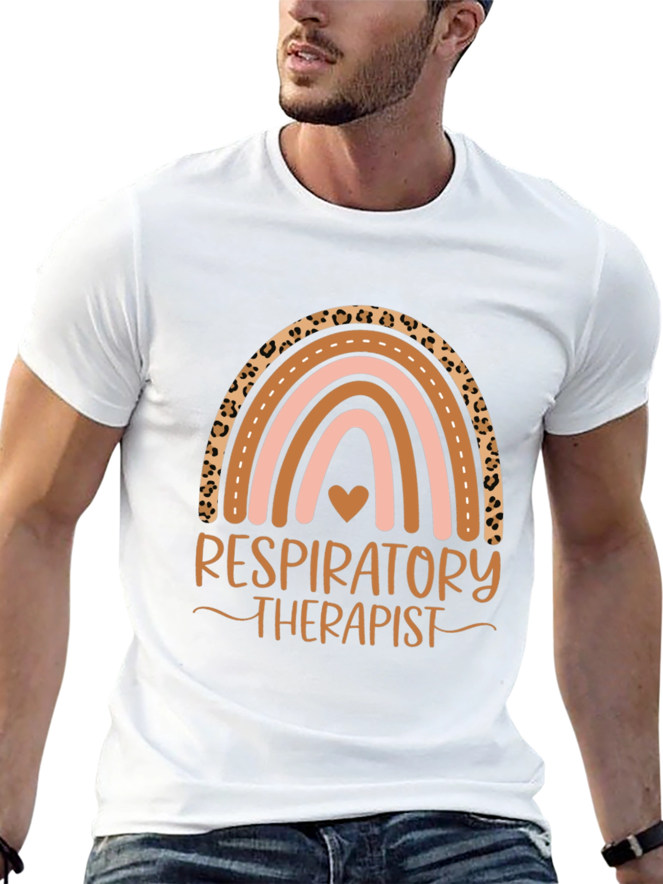 Respiratory Therapist Rainbow T-Shirt