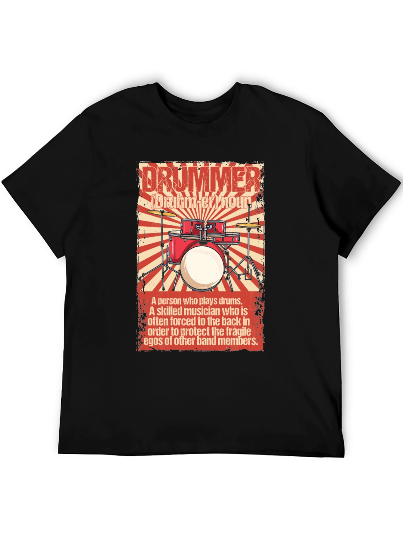 Drummer Definition Graphic T-Shirt