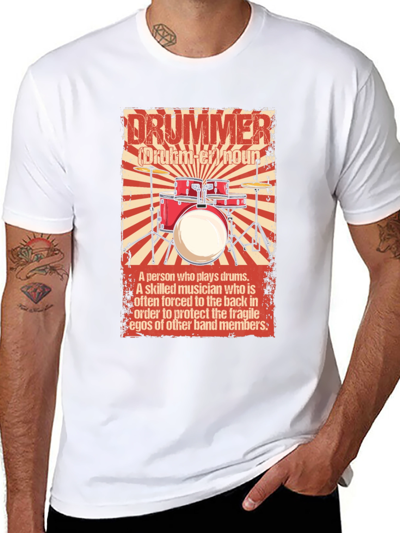 Drummer Definition Graphic T-Shirt