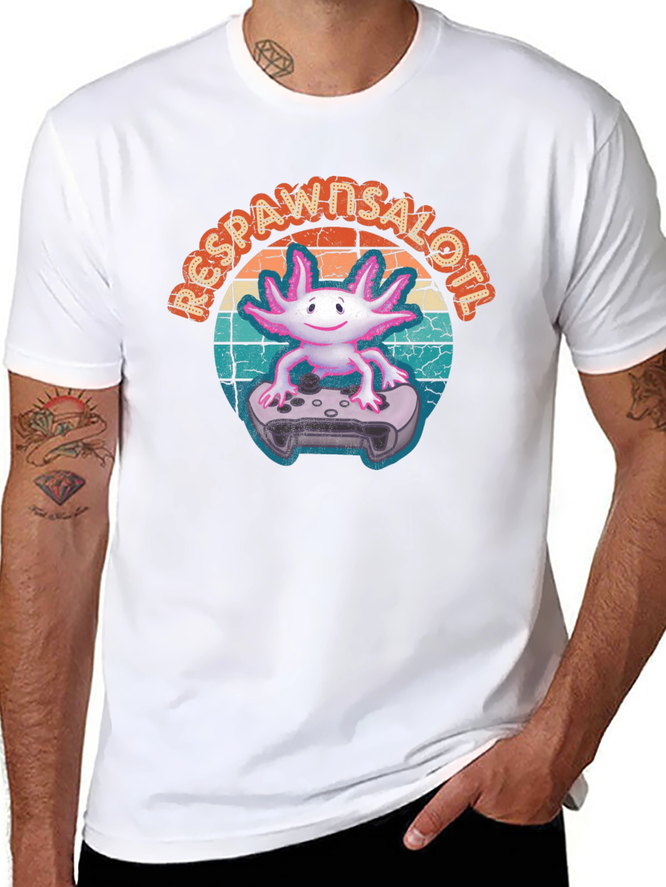 Respawn Axolotl Gamer T-Shirt