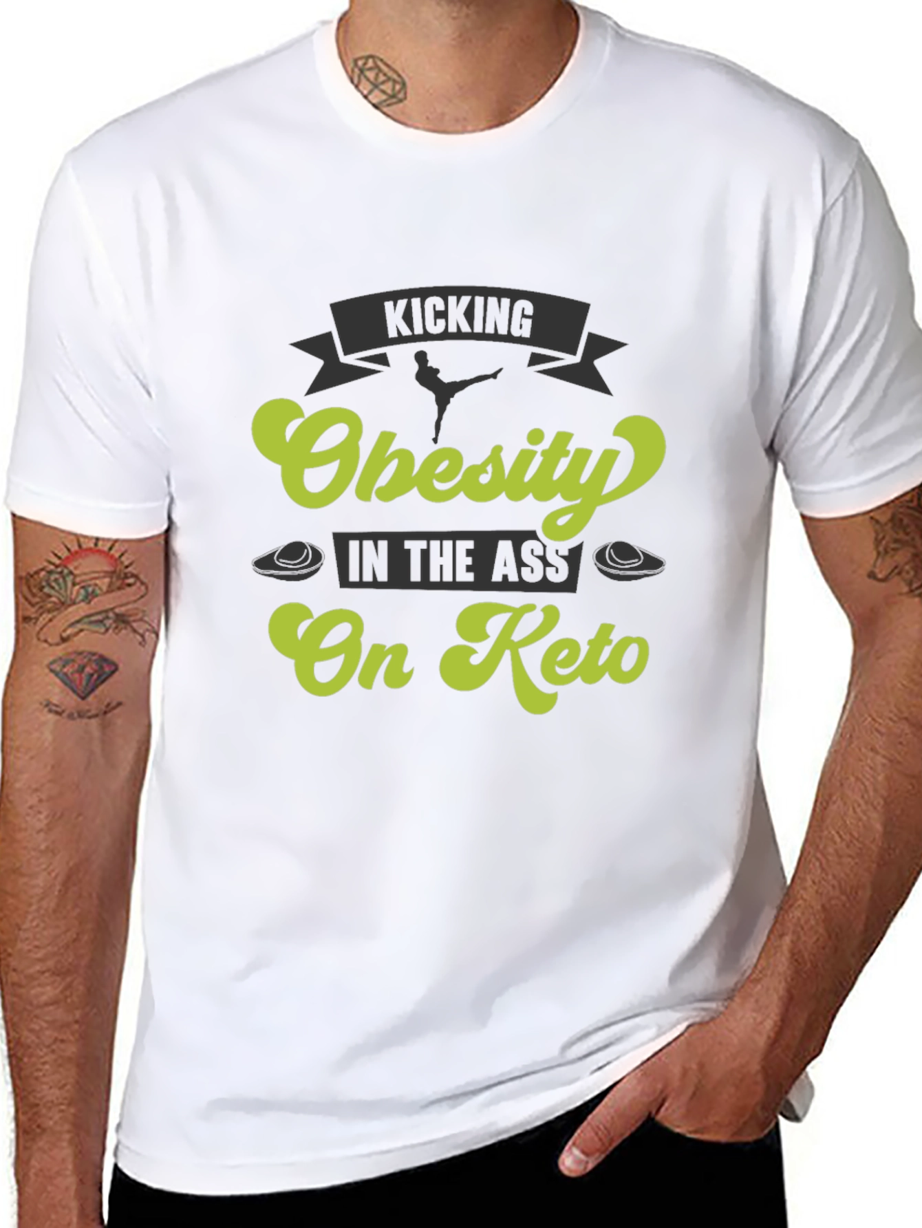 Kicking Obesity On Keto T-Shirt