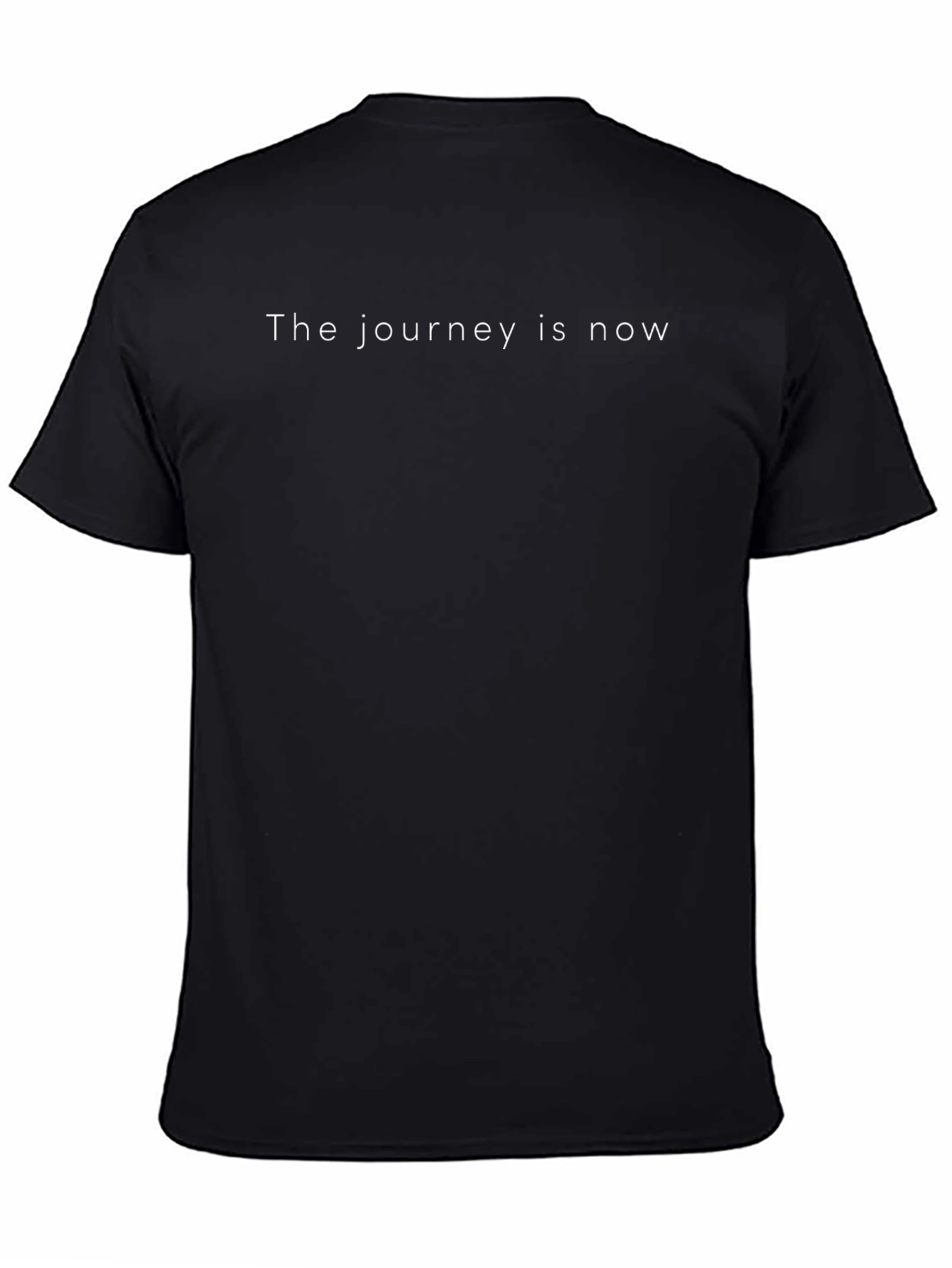 The Journey Is Now Black T-Shirt