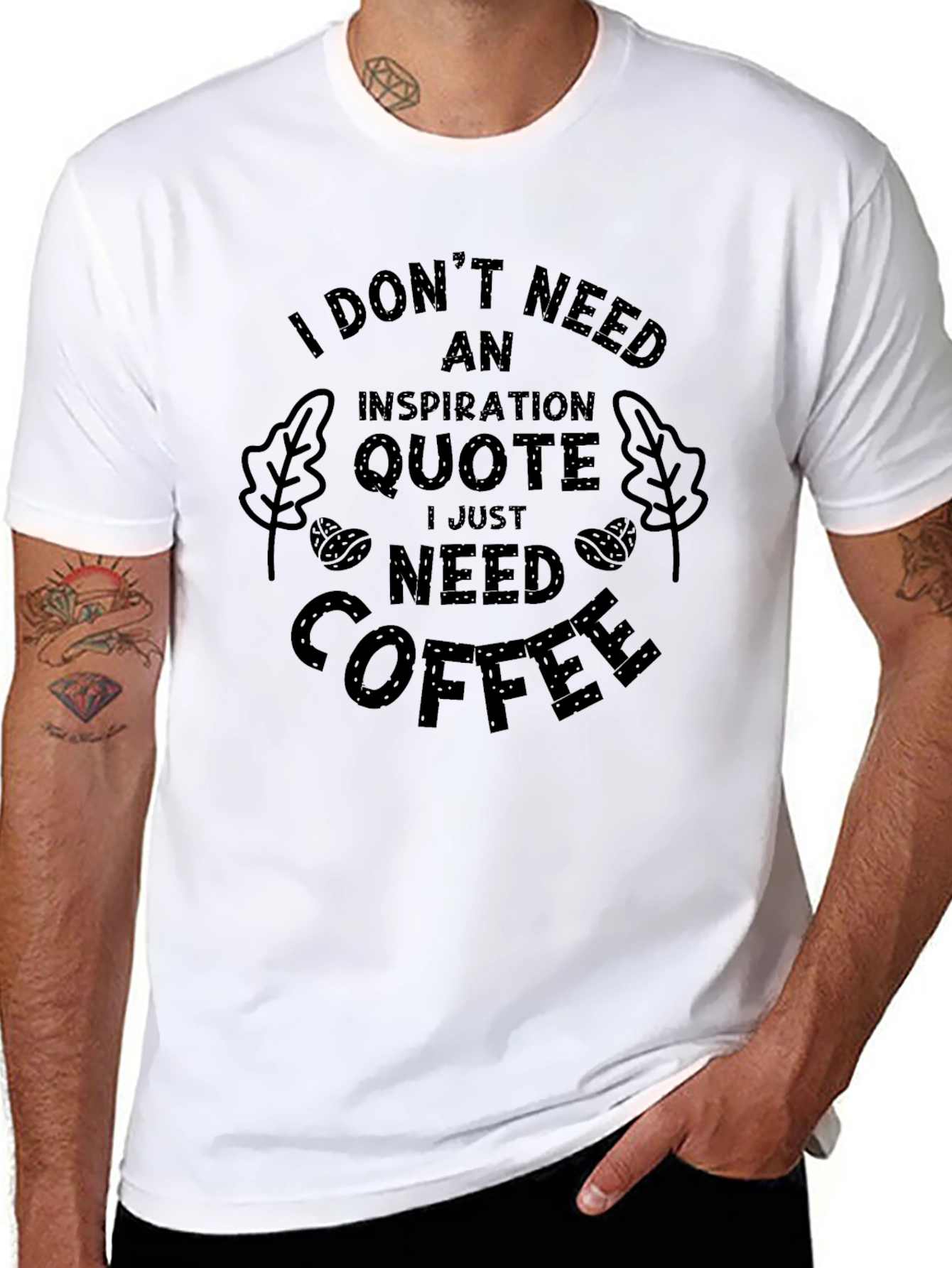 Coffee Lover Graphic Tee - I Just Need Coffee