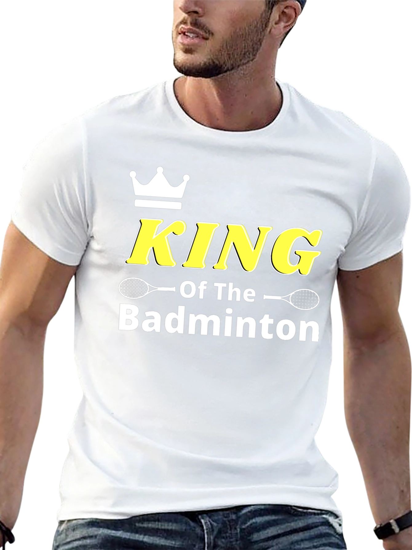 King of Badminton Graphic T-Shirt