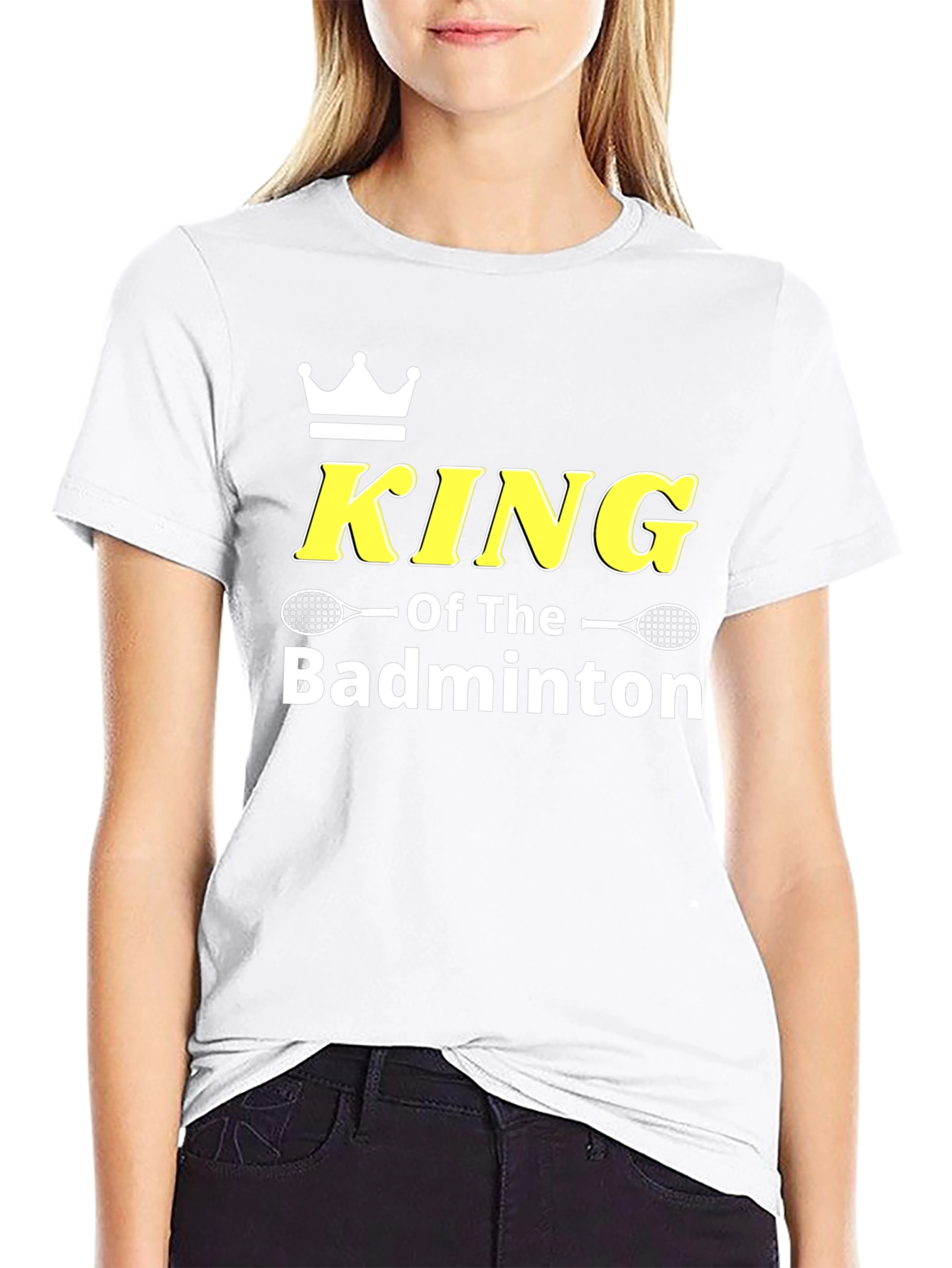 King of Badminton Graphic T-Shirt